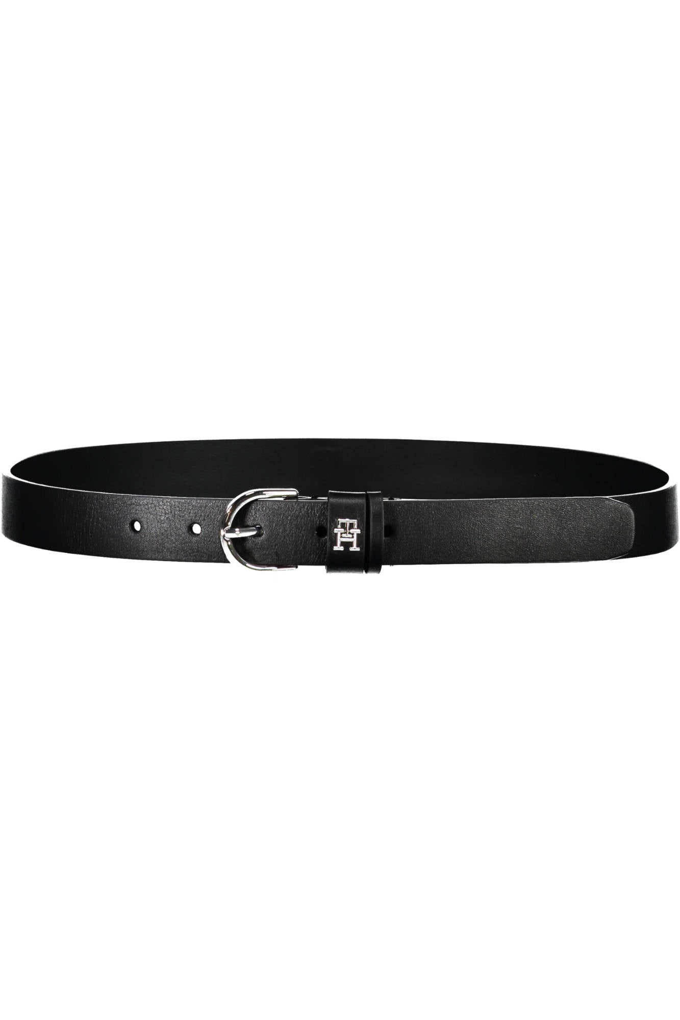 Leather belt women black