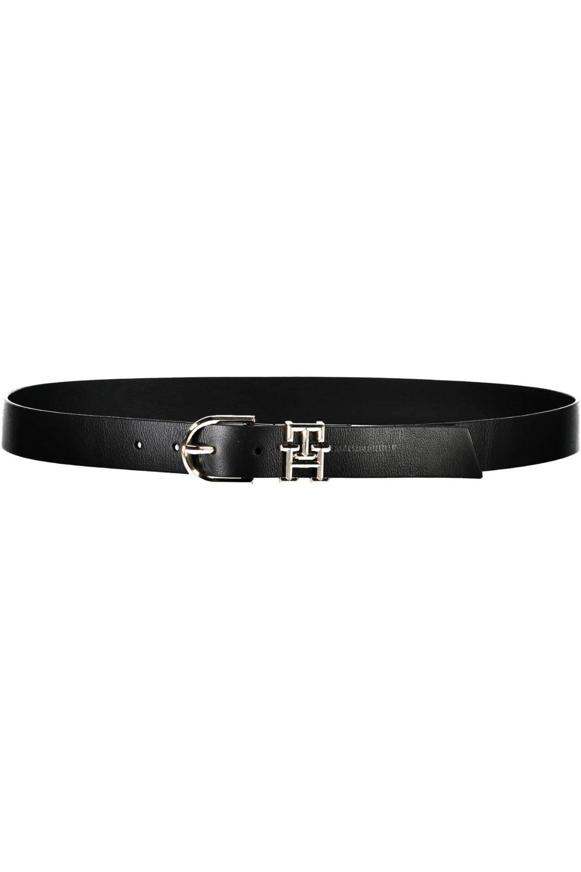 Leather belt women black