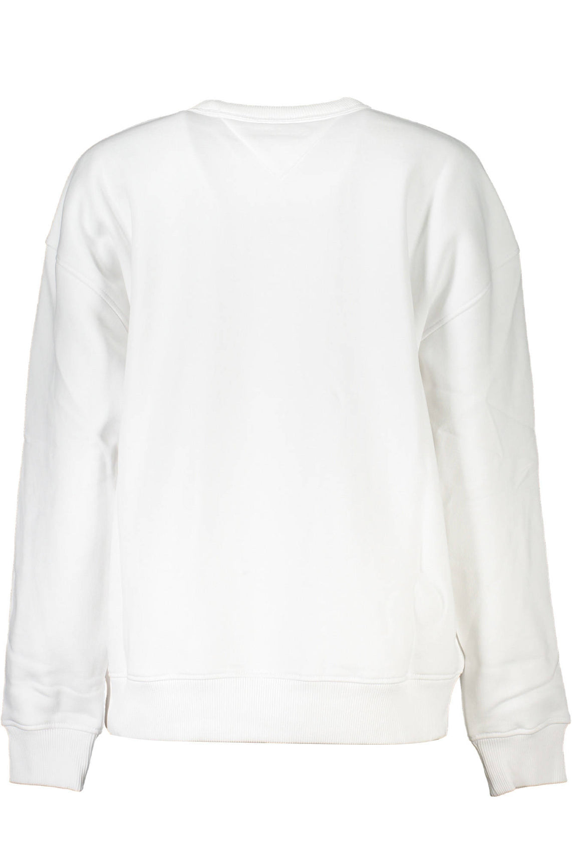 Women's white sweatshirt without zip