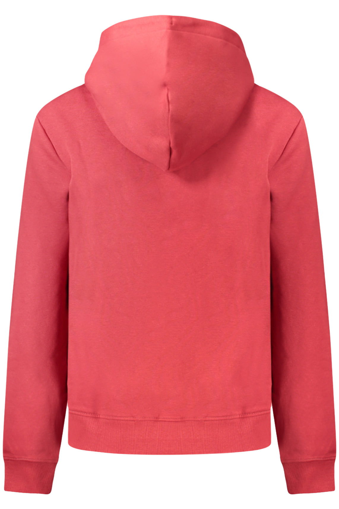 Felpa senza zip donna rosso