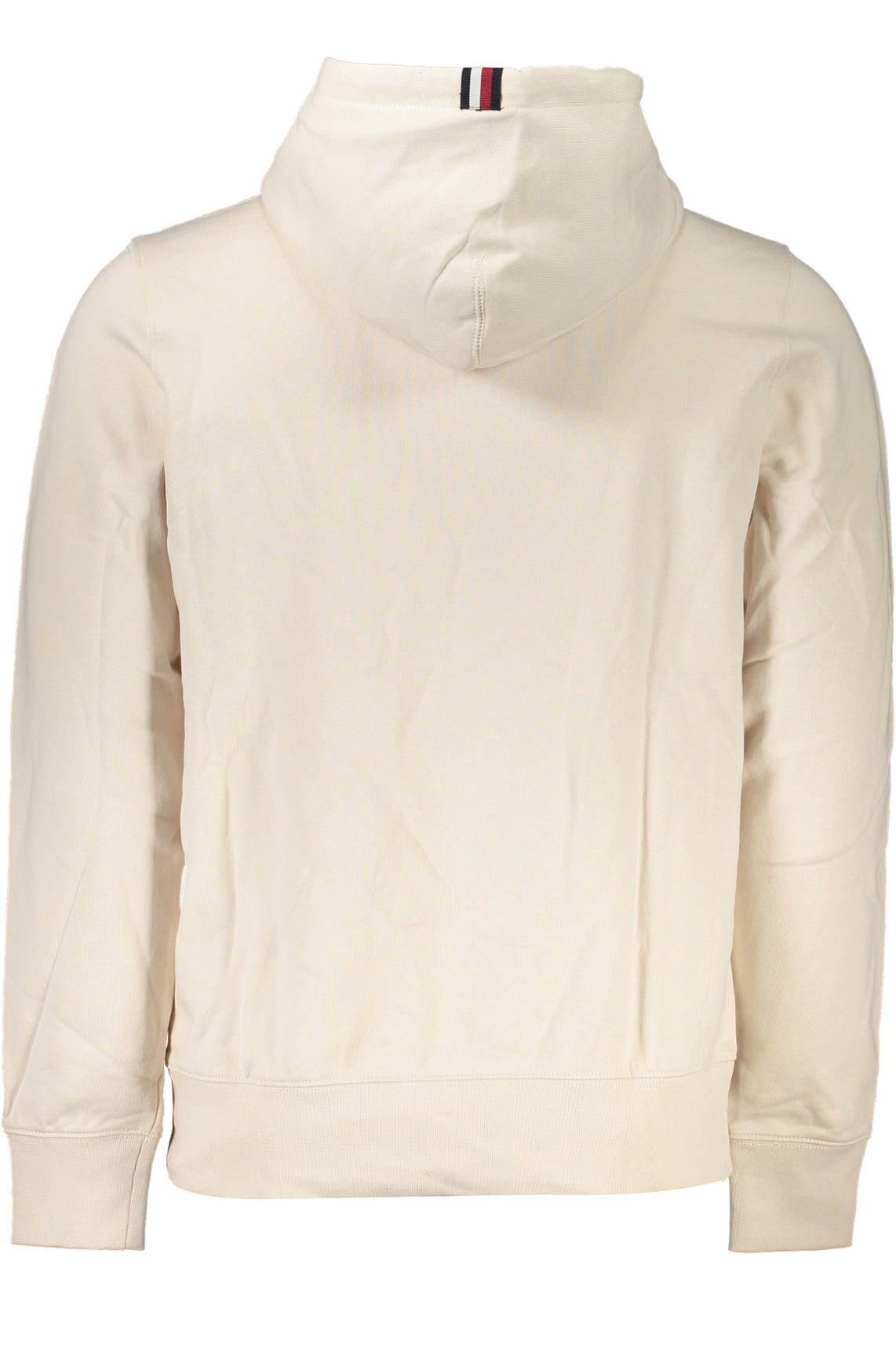 Men's white zipless sweatshirt