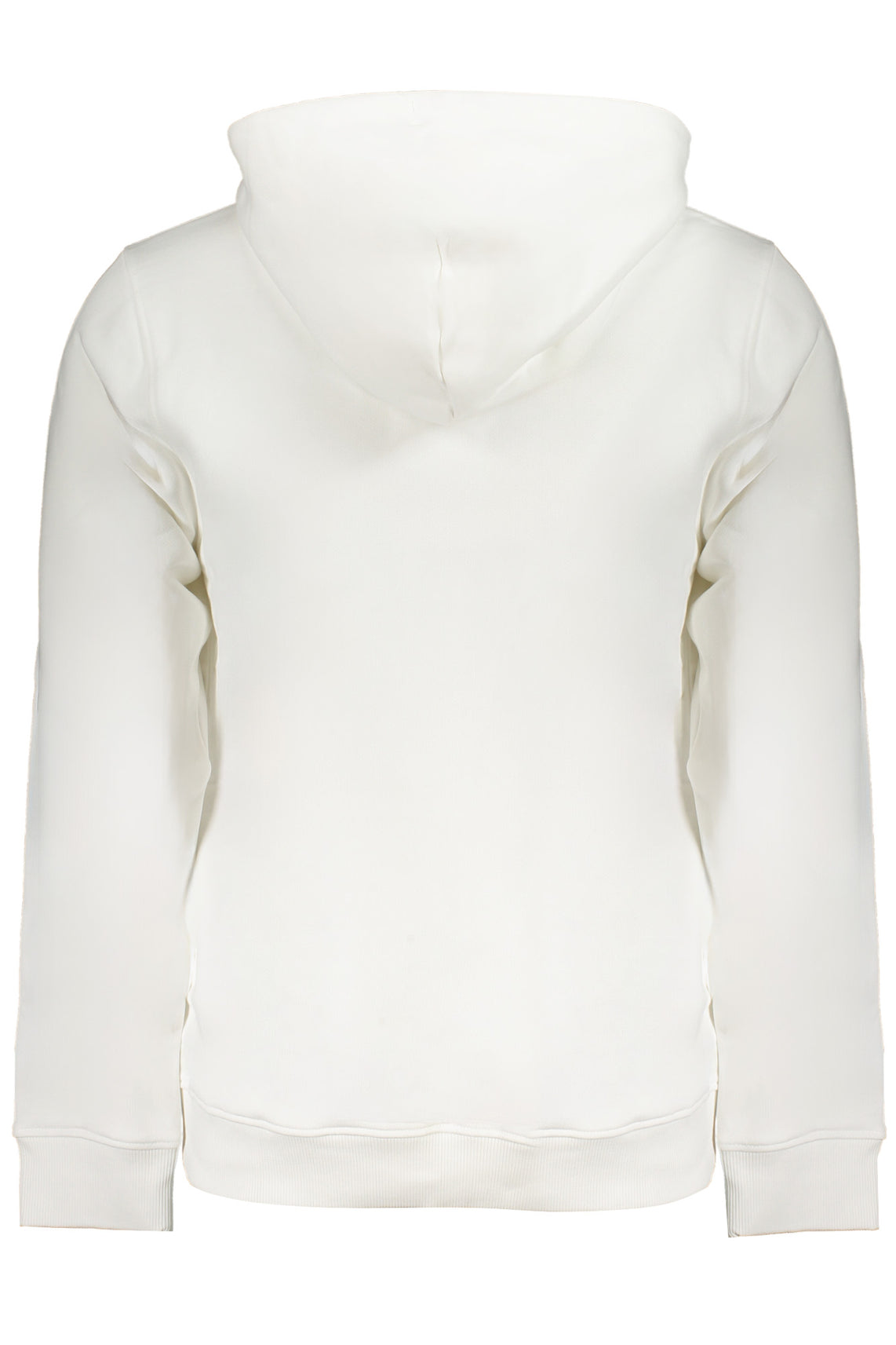 Men's white zipless sweatshirt