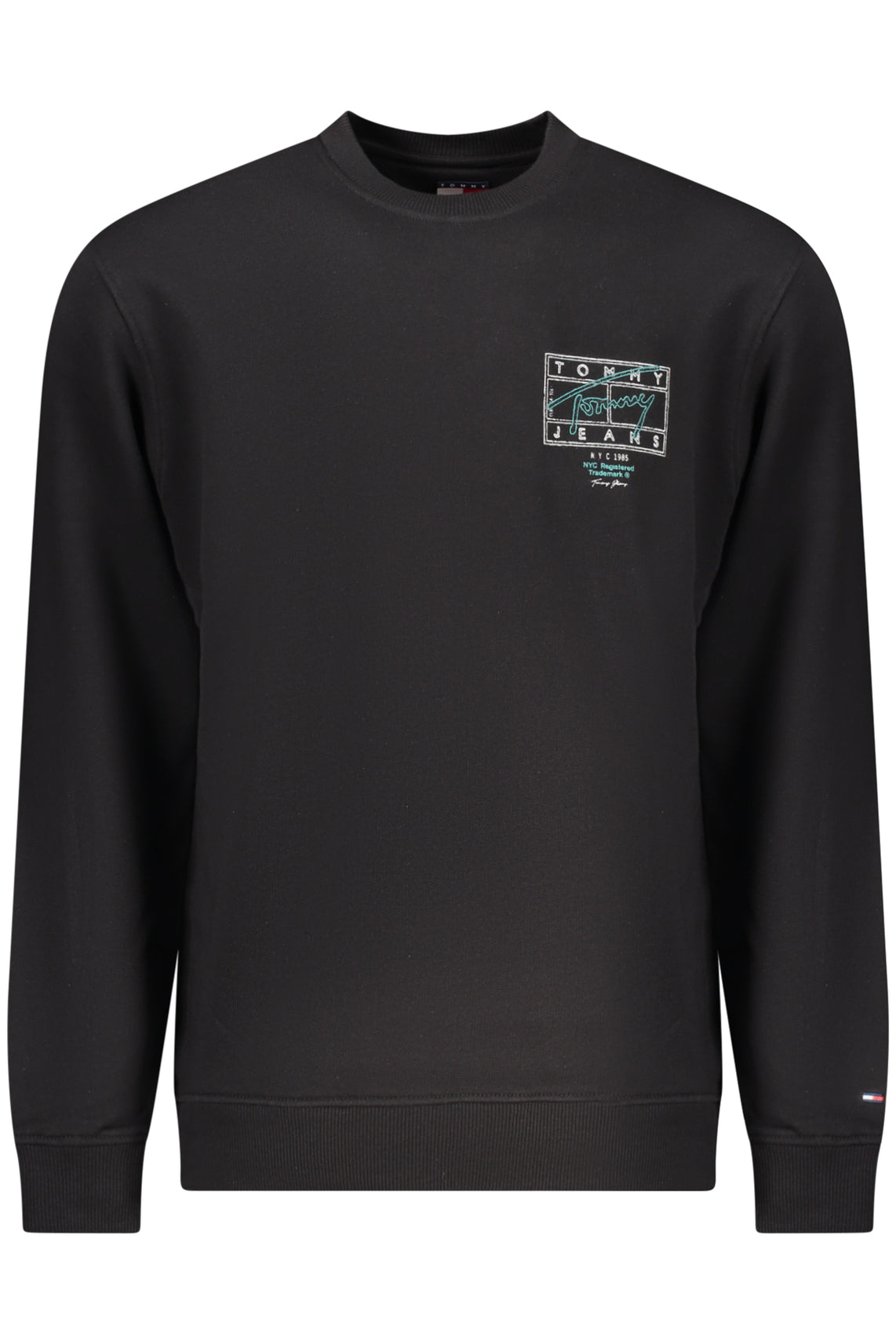 TOMMY HILFIGER TOMMY HILFIGER MEN'S BLACK ZIP-UP SWEATSHIRT - Nero