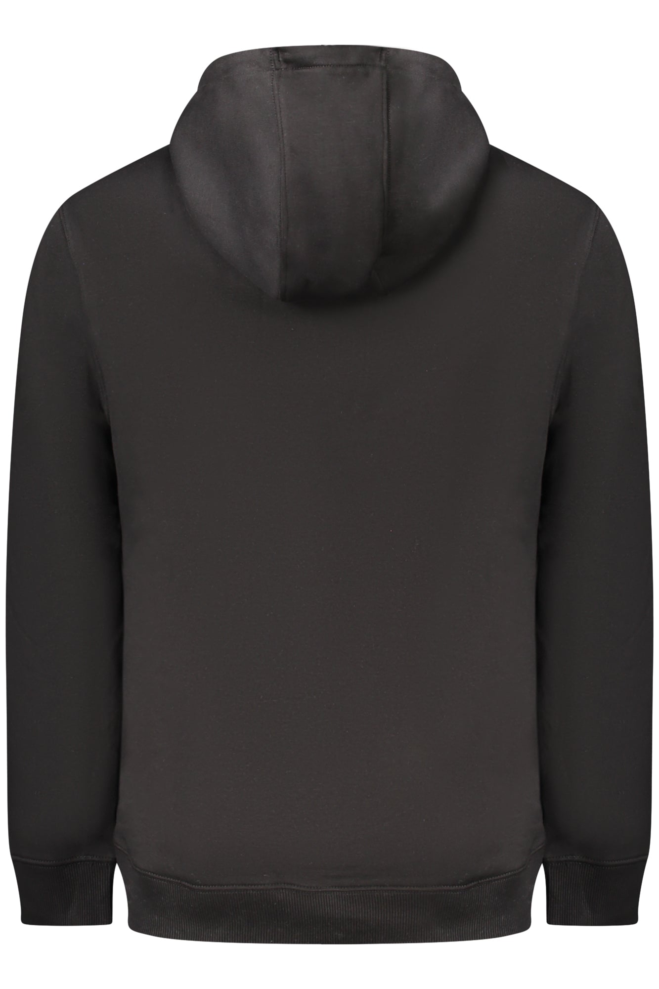 Men's black zip-up sweatshirt
