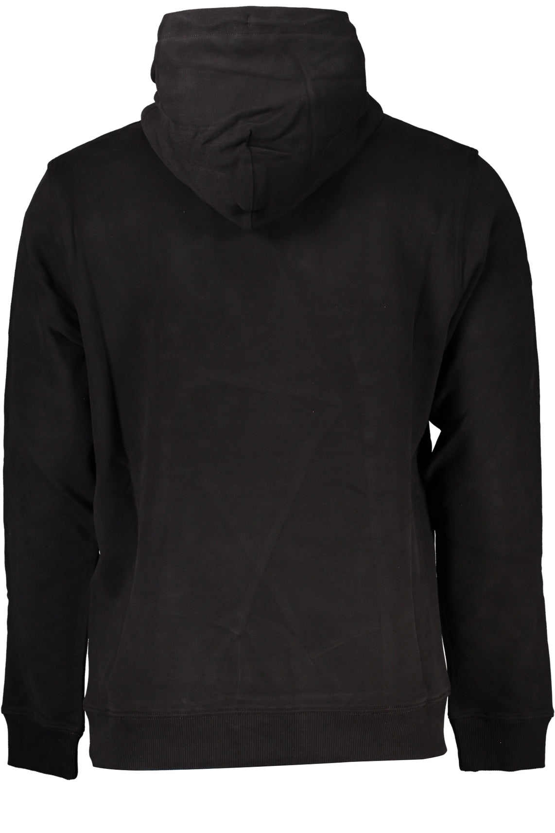 Men's black zipless sweatshirt