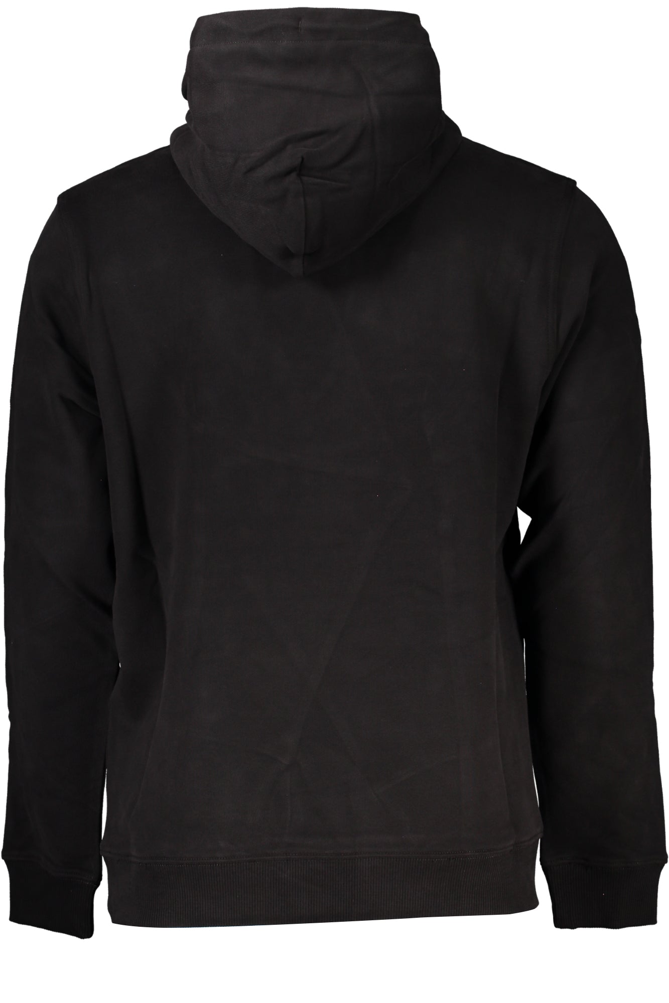 Men's black zipless sweatshirt