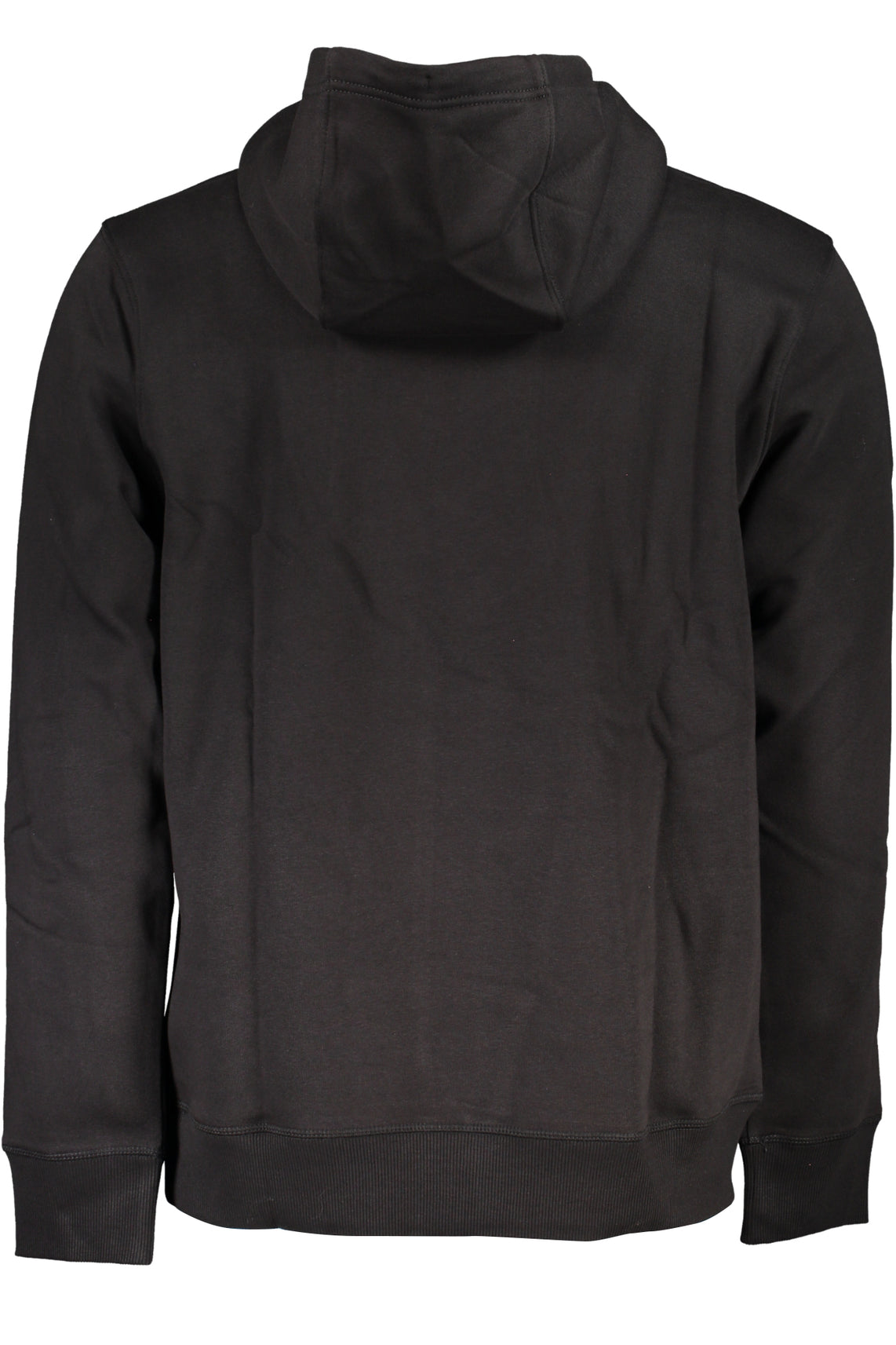 Men's black zipless sweatshirt