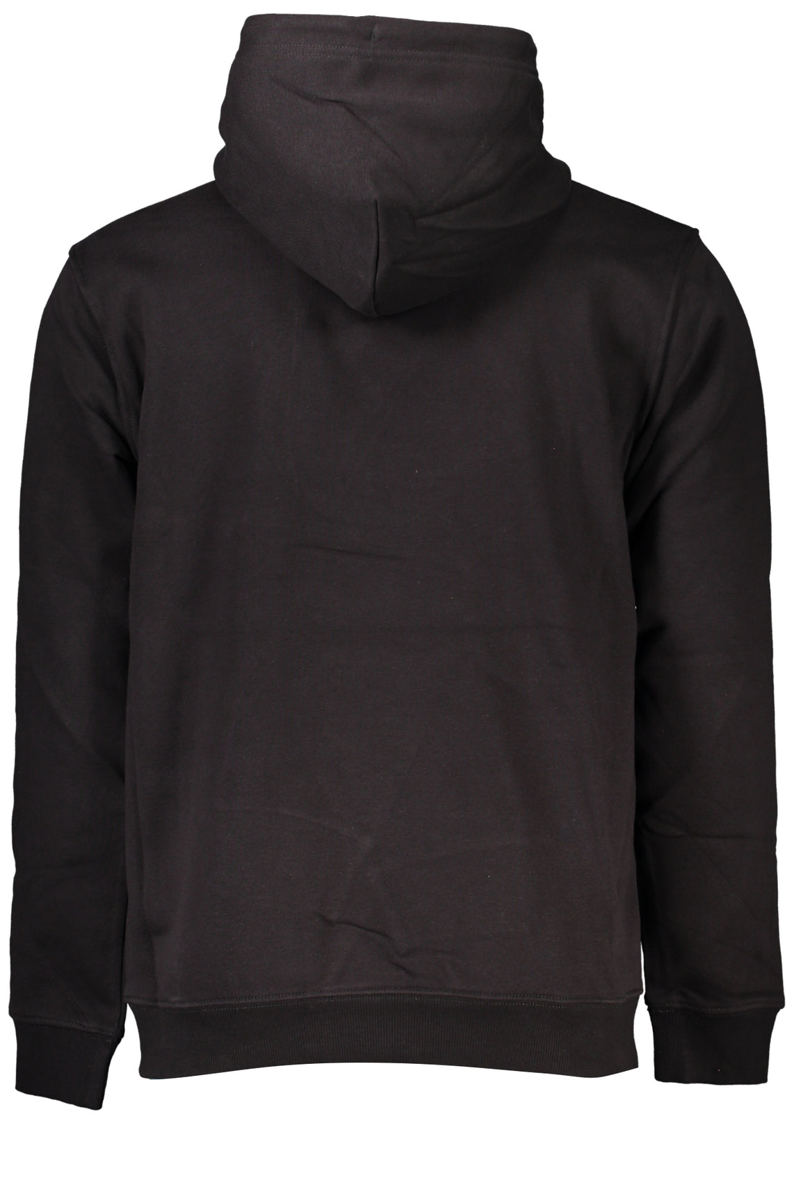 Men's black zipless sweatshirt