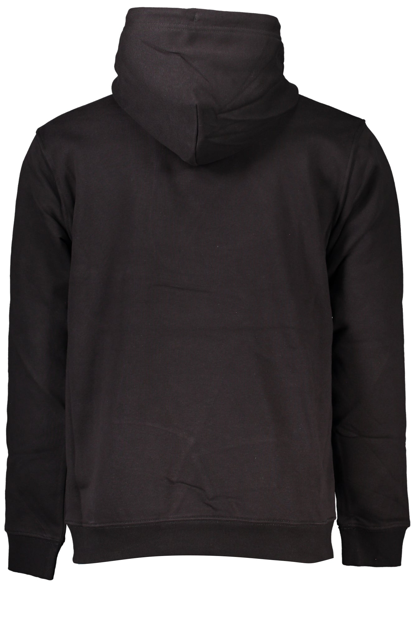 Men's black zipless sweatshirt