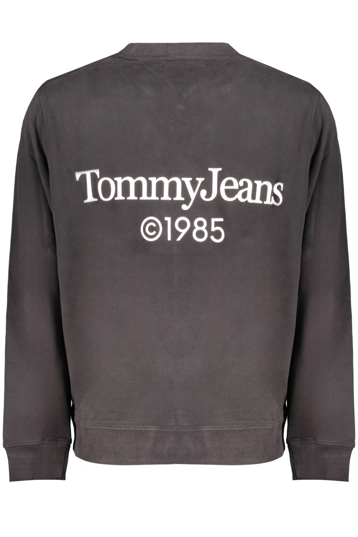 Men's black zipless sweatshirt