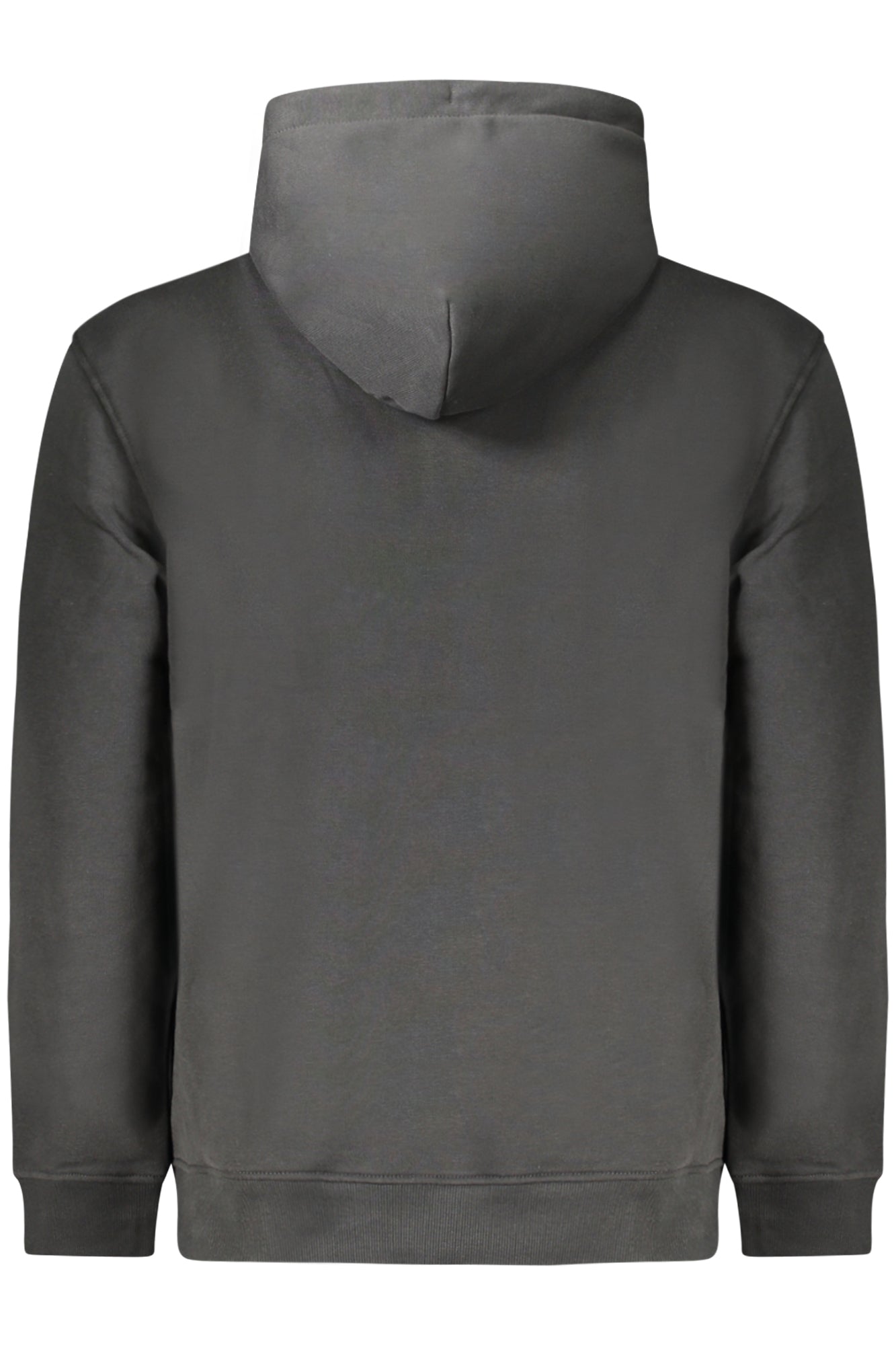 Felpa senza zip uomo nero