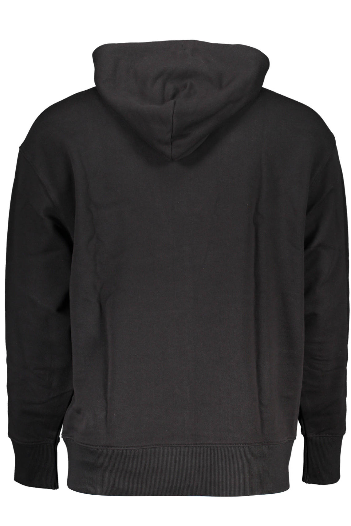Men's black zipless sweatshirt