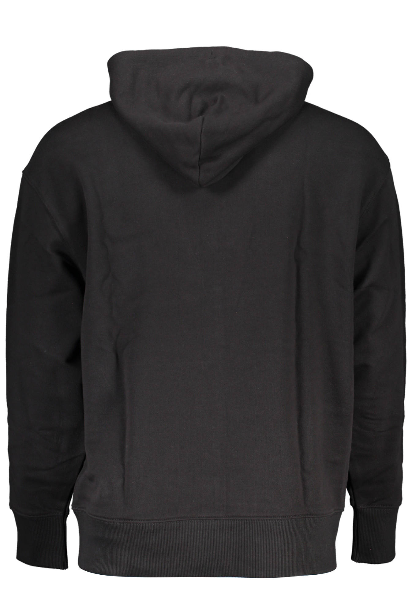 Men's black zipless sweatshirt