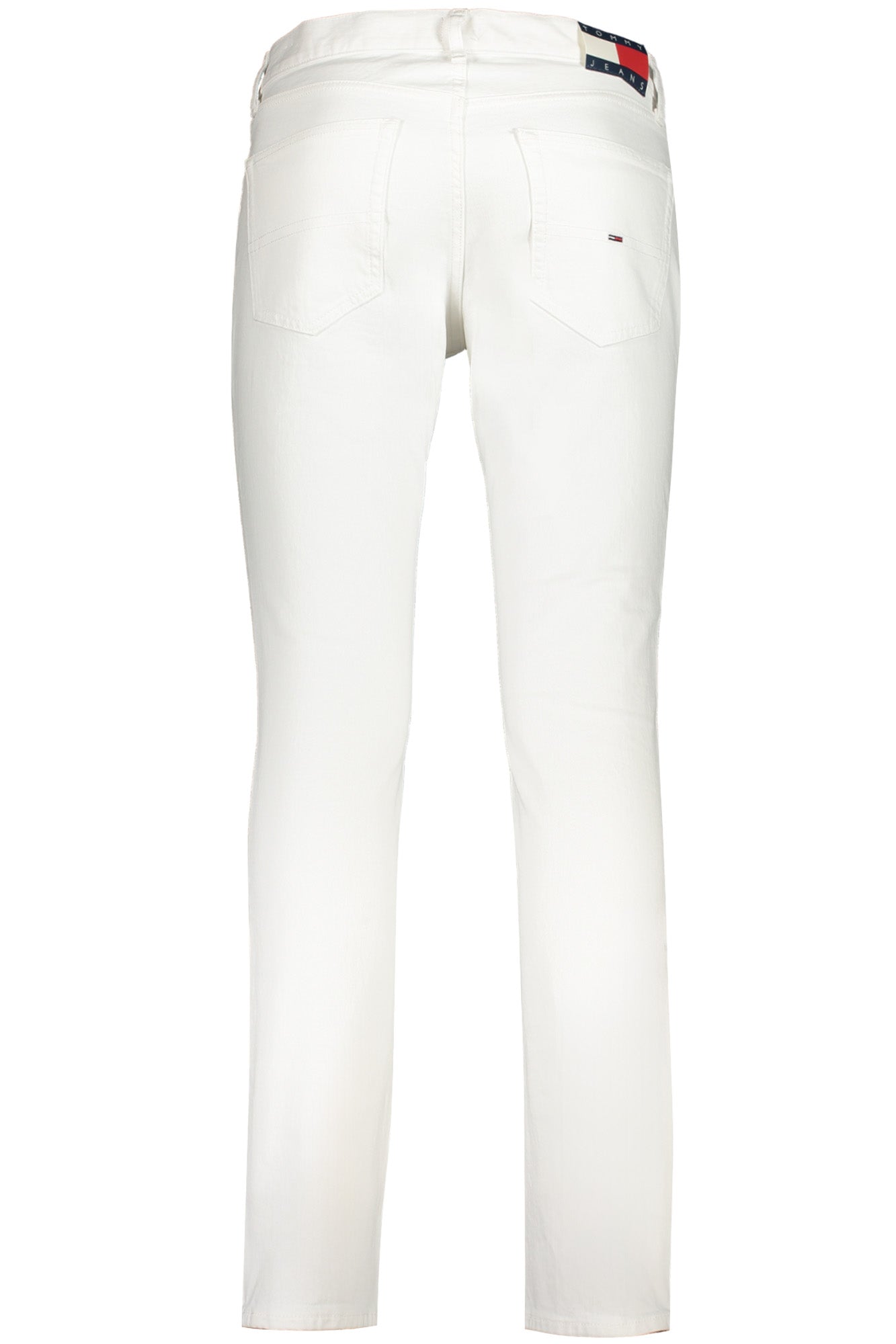 Men's white denim jeans
