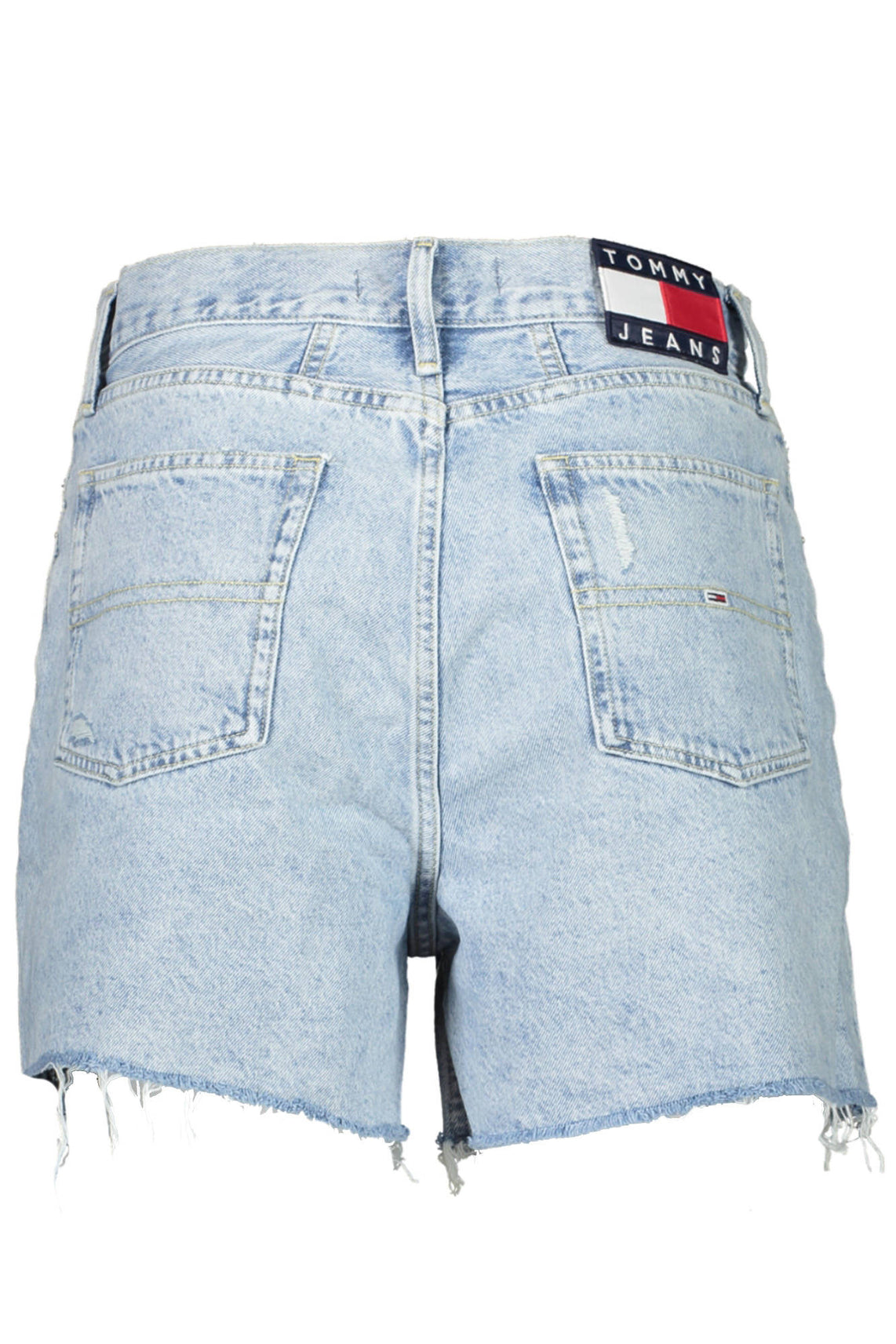 Jeans short woman light blue