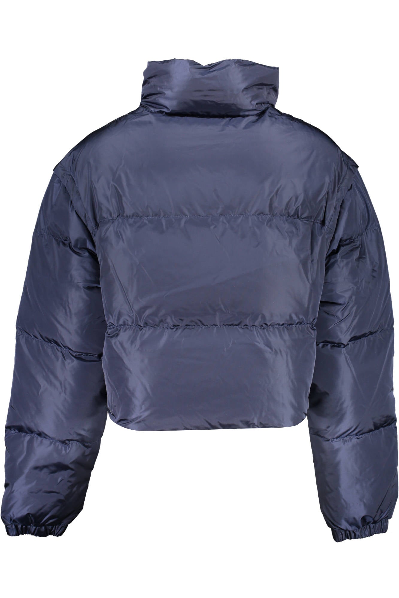 Women's blue down jacket