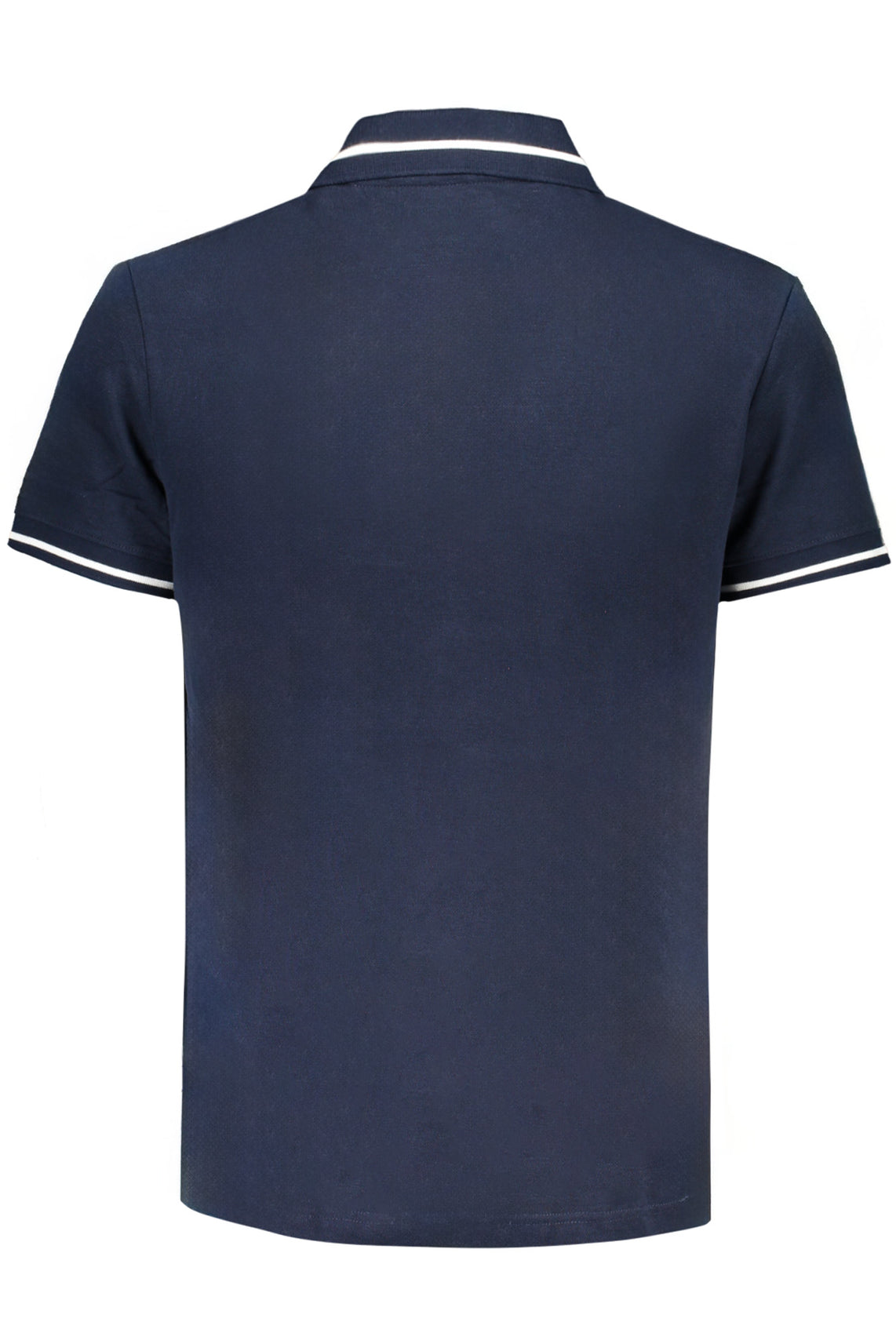 Men's short sleeved polo shirt blue