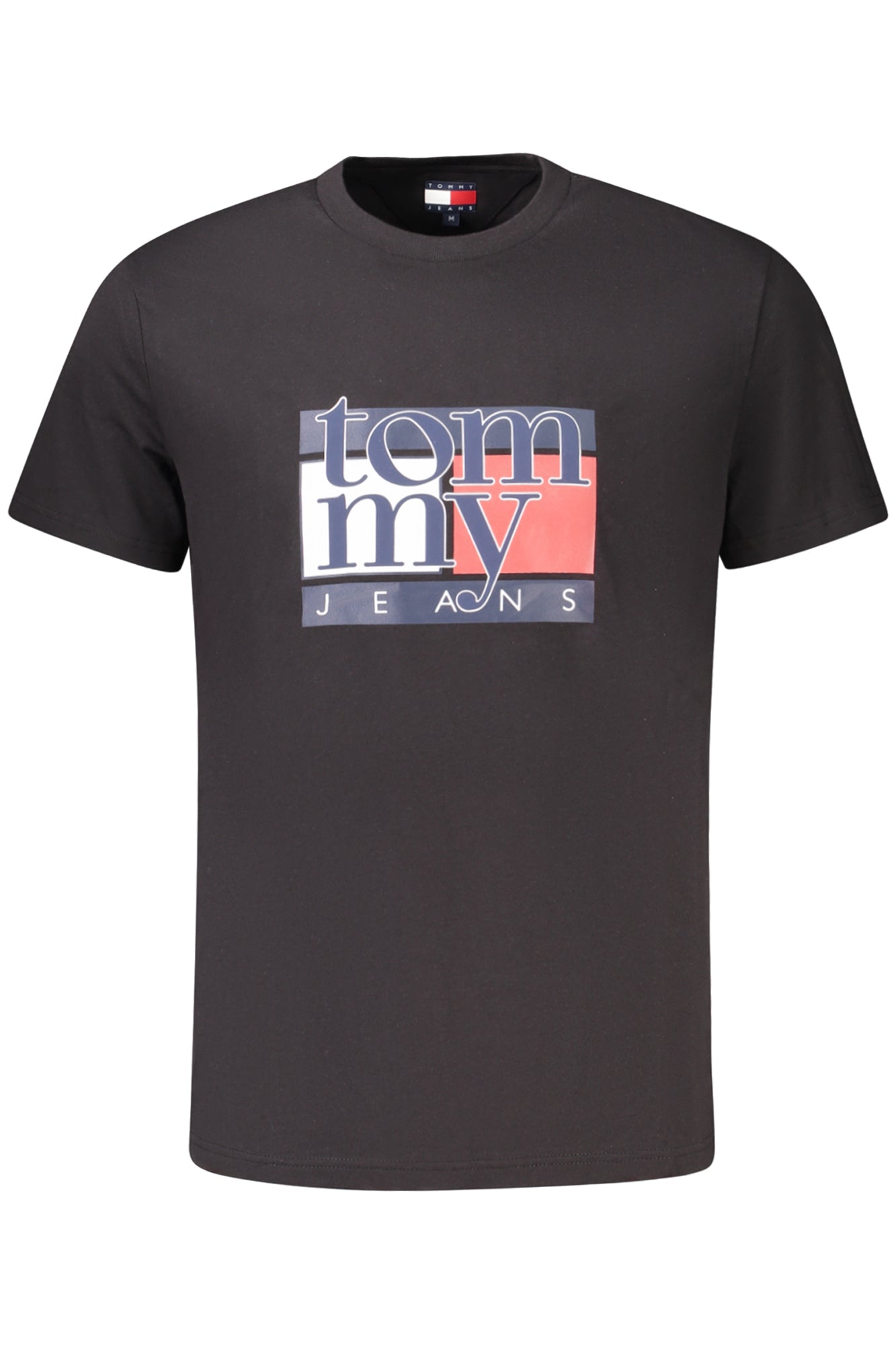 TOMMY HILFIGER TOMMY HILFIGER MEN'S SHORT-SLEEVE T-SHIRT BLUE - Nero