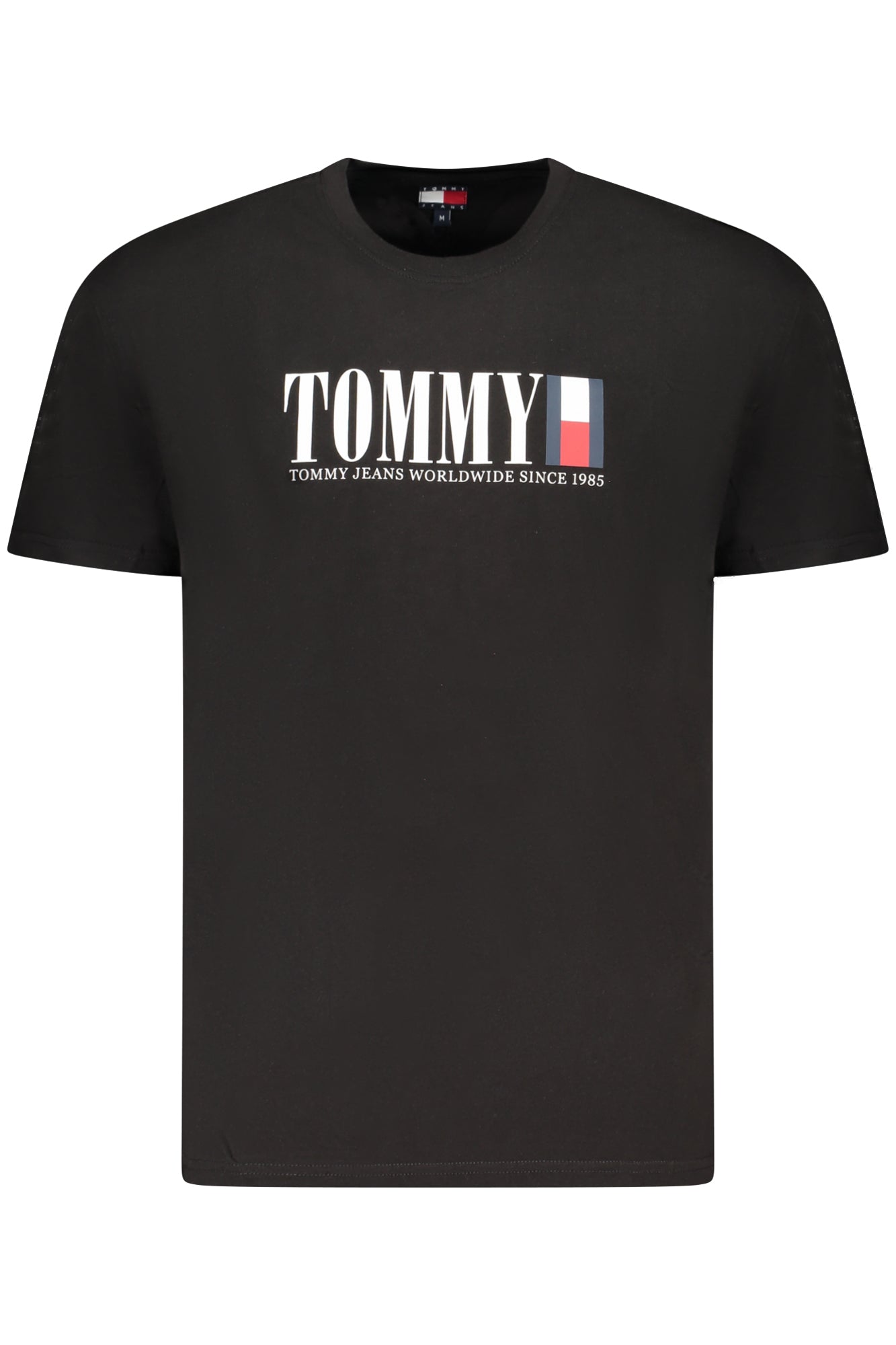 TOMMY HILFIGER TOMMY HILFIGER MEN'S SHORT-SLEEVE T-SHIRT BLUE - Nero