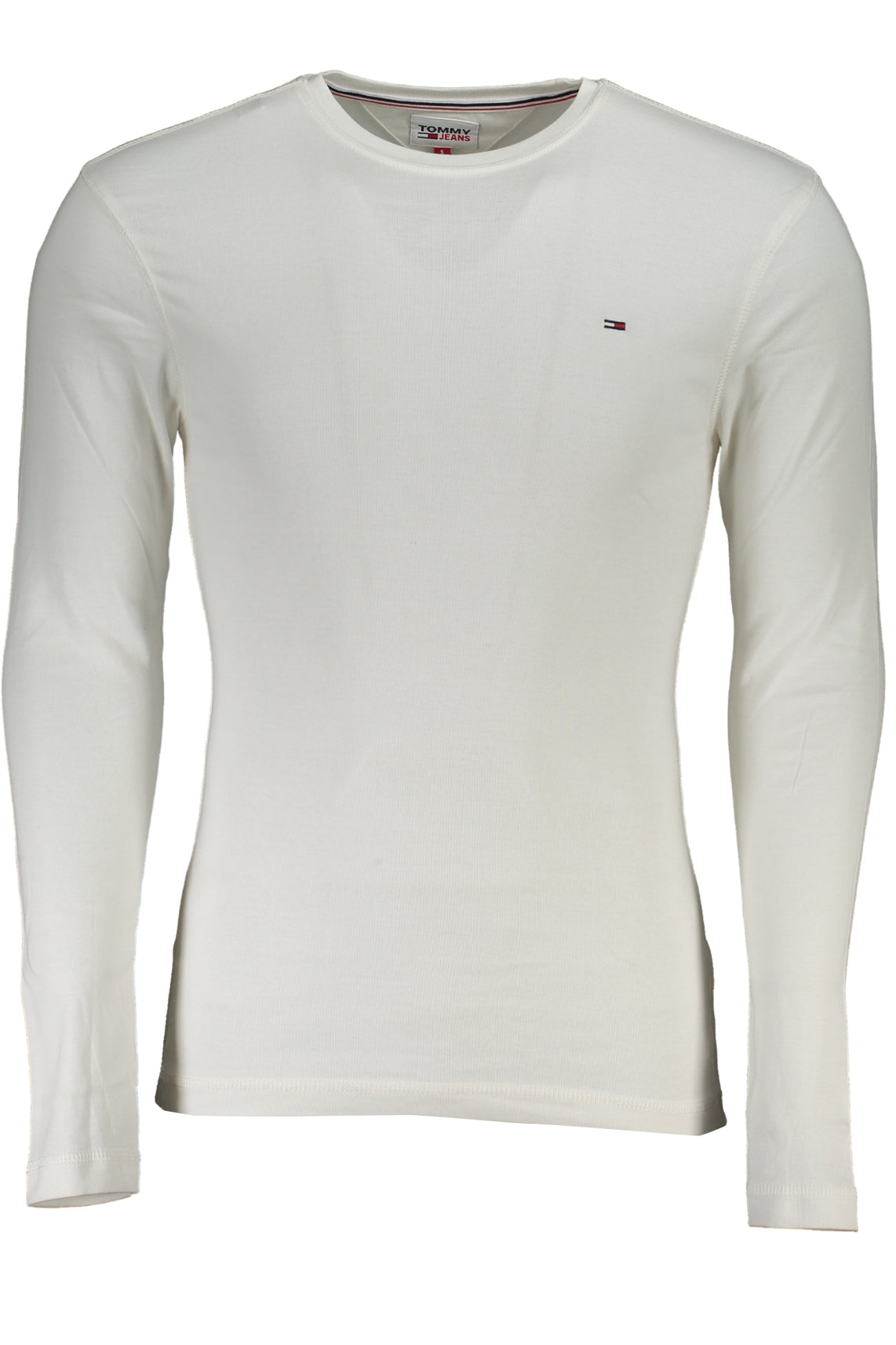 TOMMY HILFIGER TOMMY HILFIGER MEN'S LONG SLEEVE T-SHIRT WHITE - Bianco