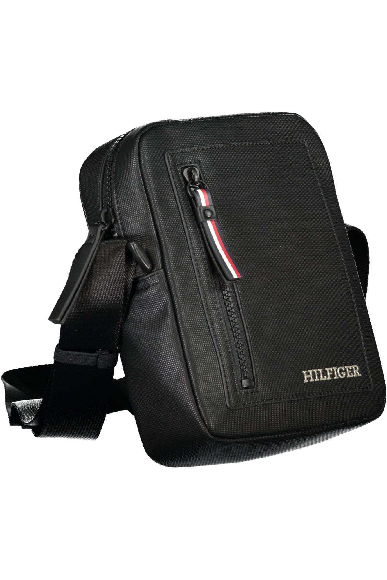 Men's black shoulder bag
