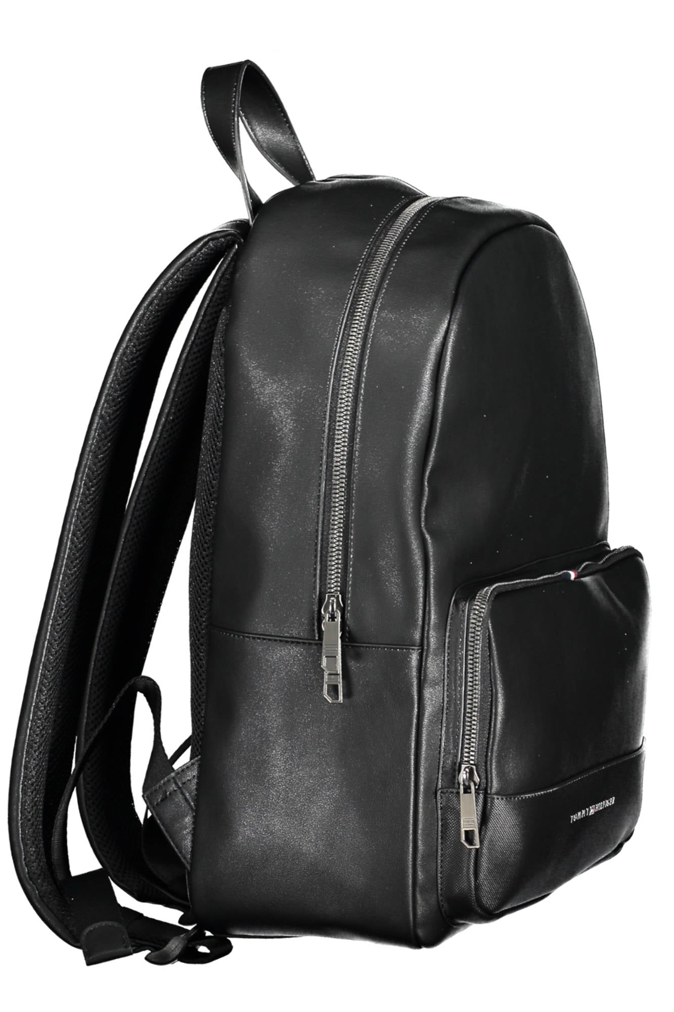 Man black backpack