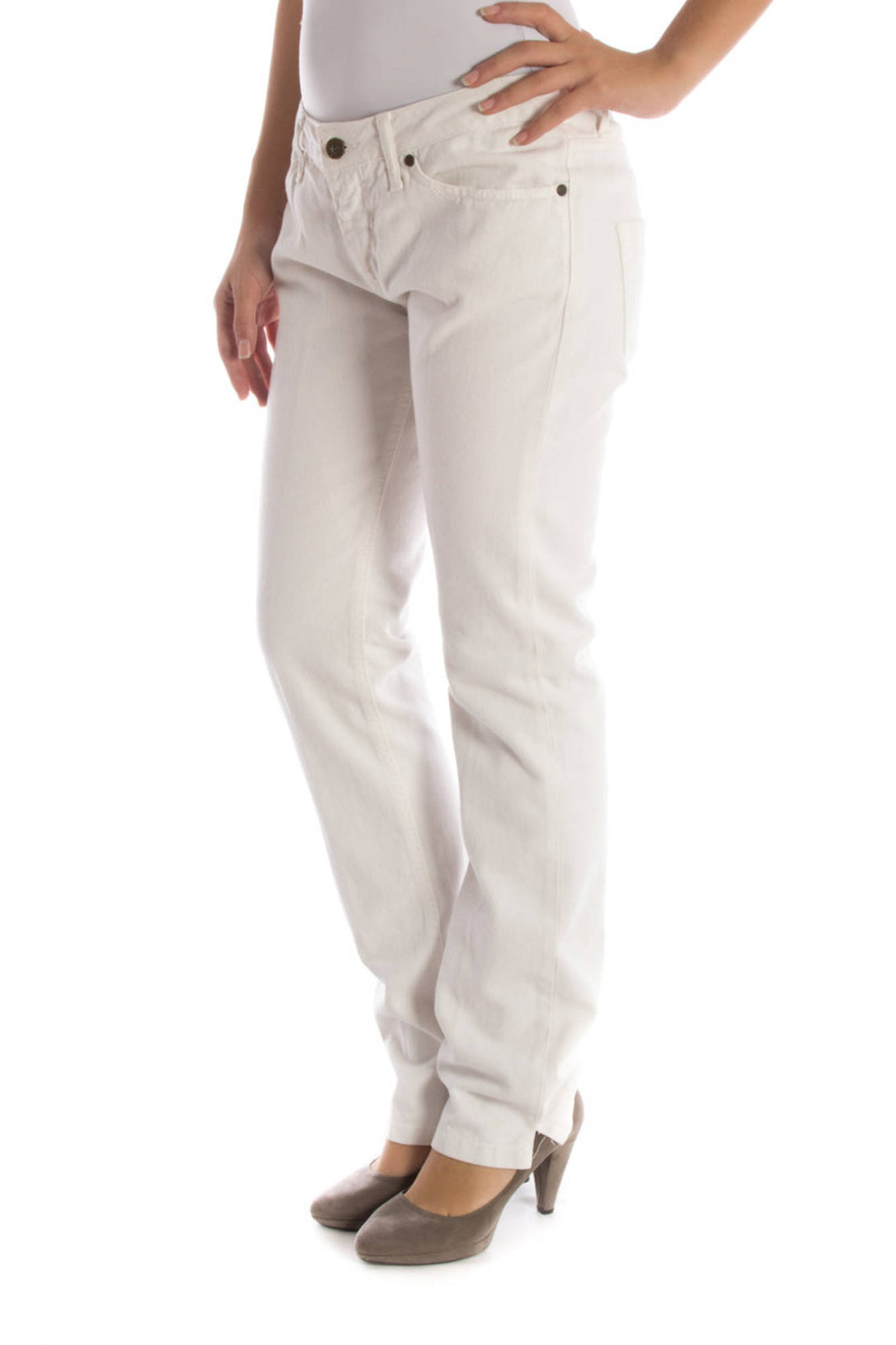 UP STAR Trousers White - TY03-AY174-JAKY