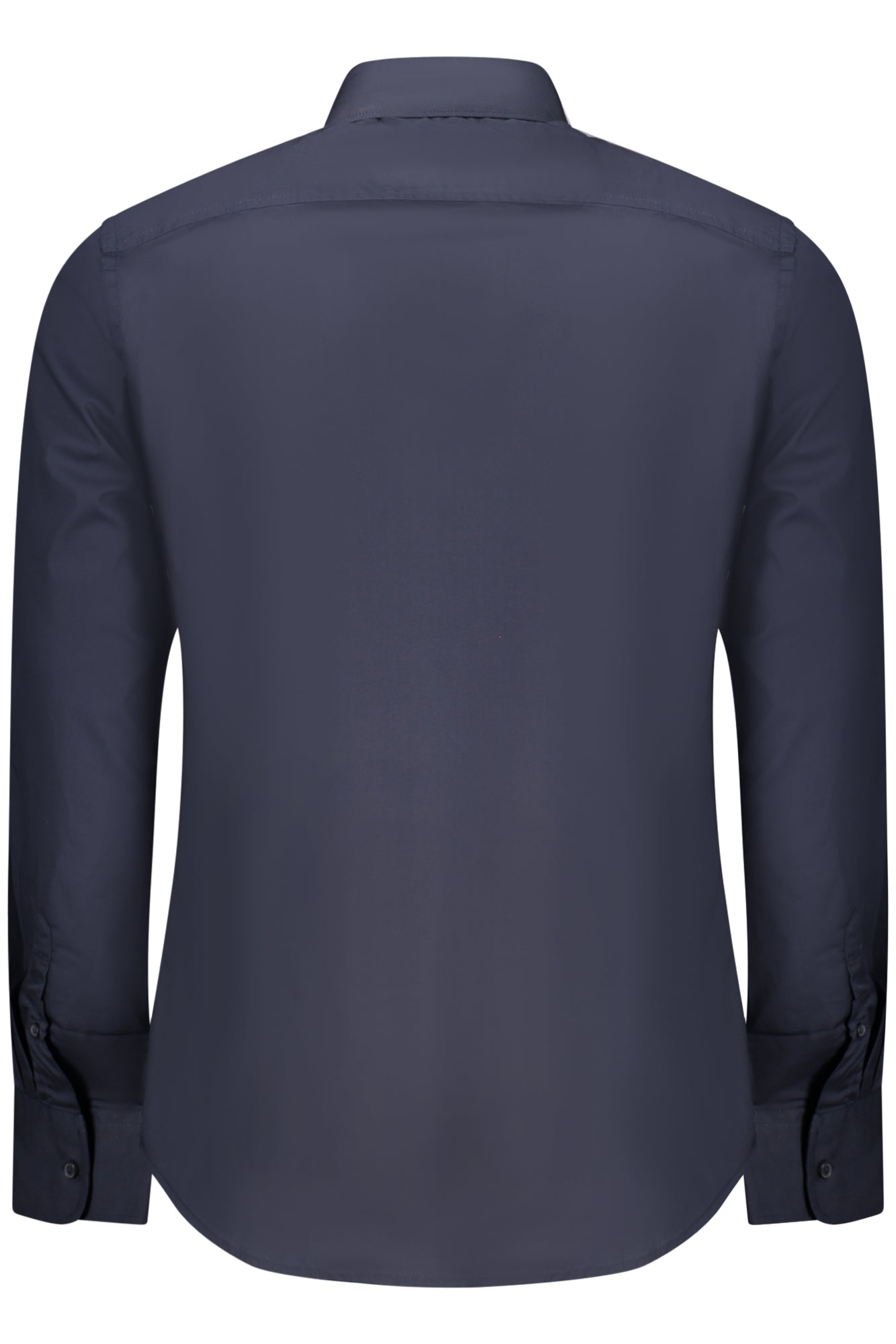 U.S. GRAND US GRAND MEN'S LONG-SLEEVED WHITE SHIRT - Blu