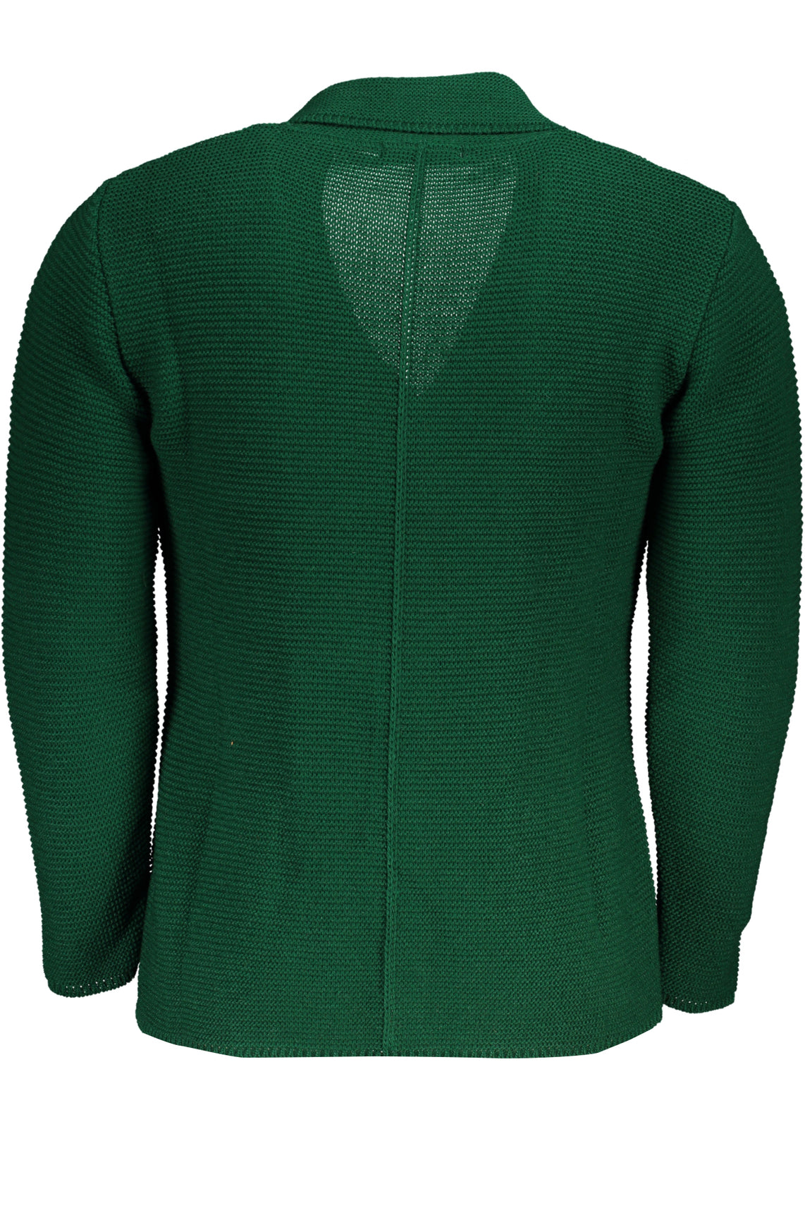 Green men's cardigan