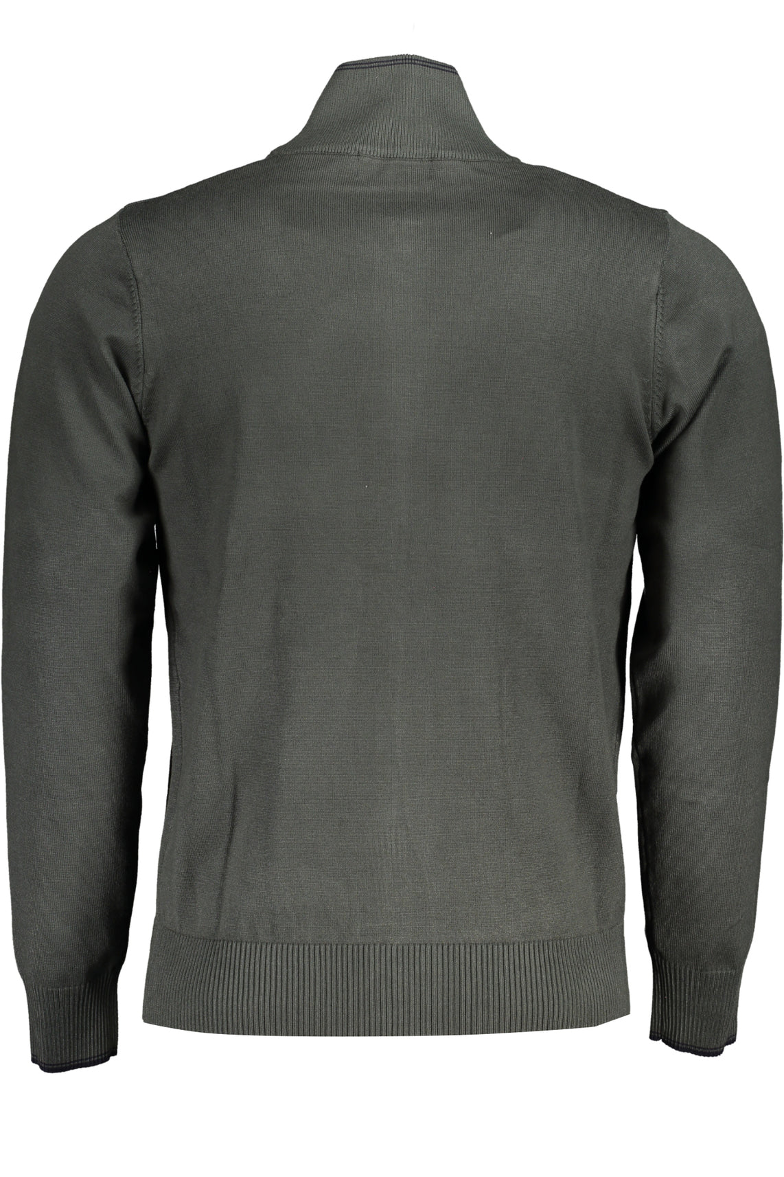 Green men's cardigan