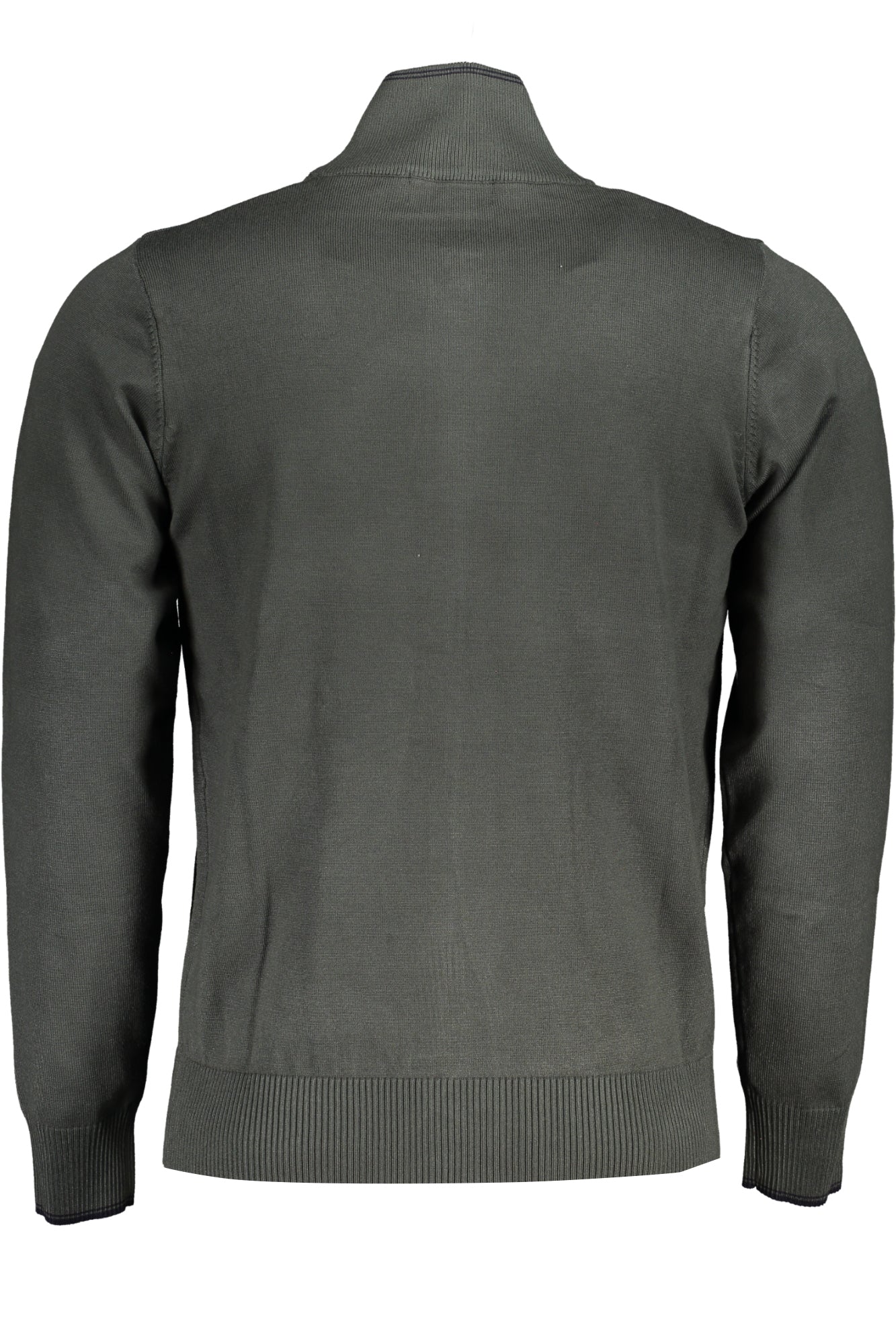 Green men's cardigan