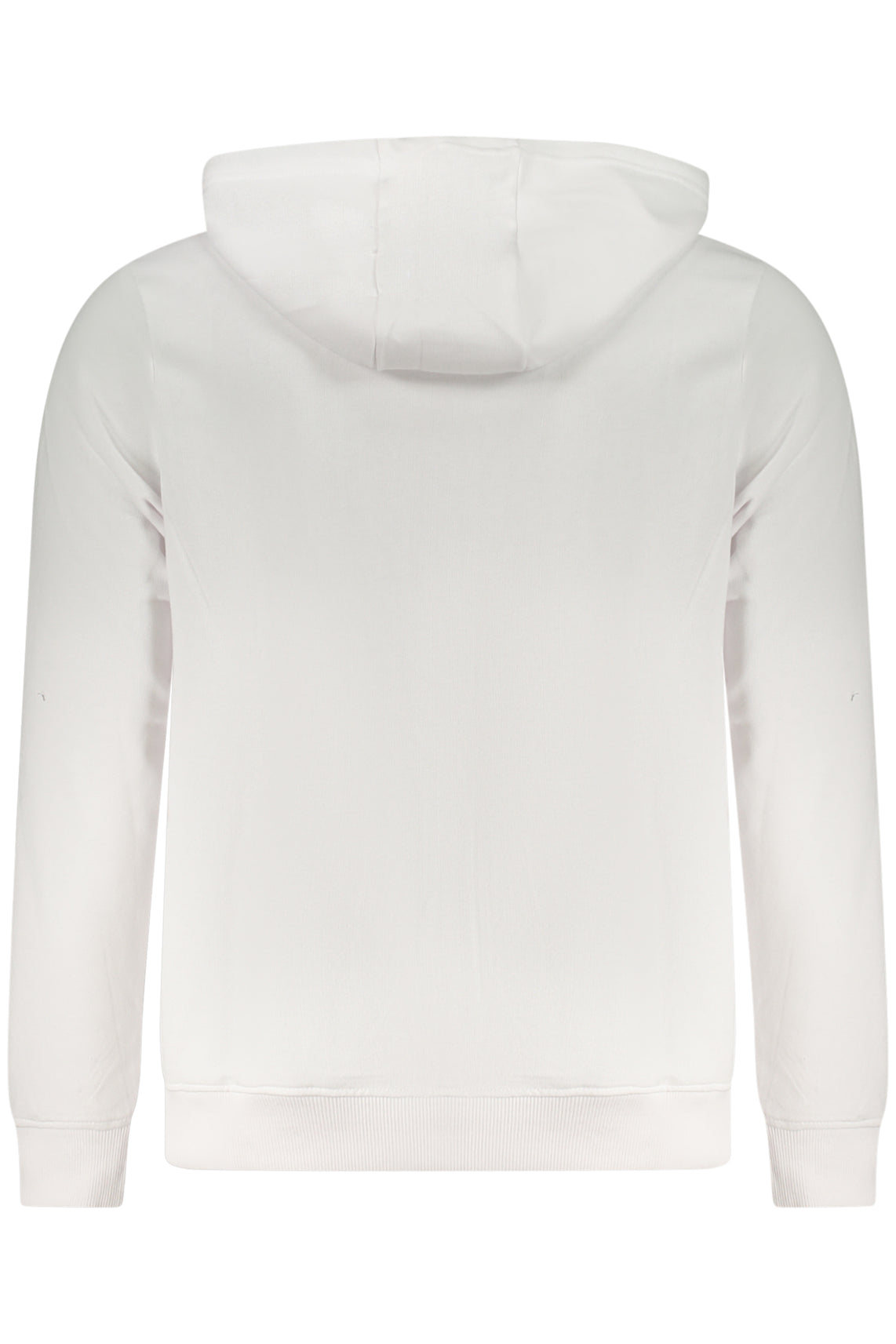 Men's zip-up sweatshirt white