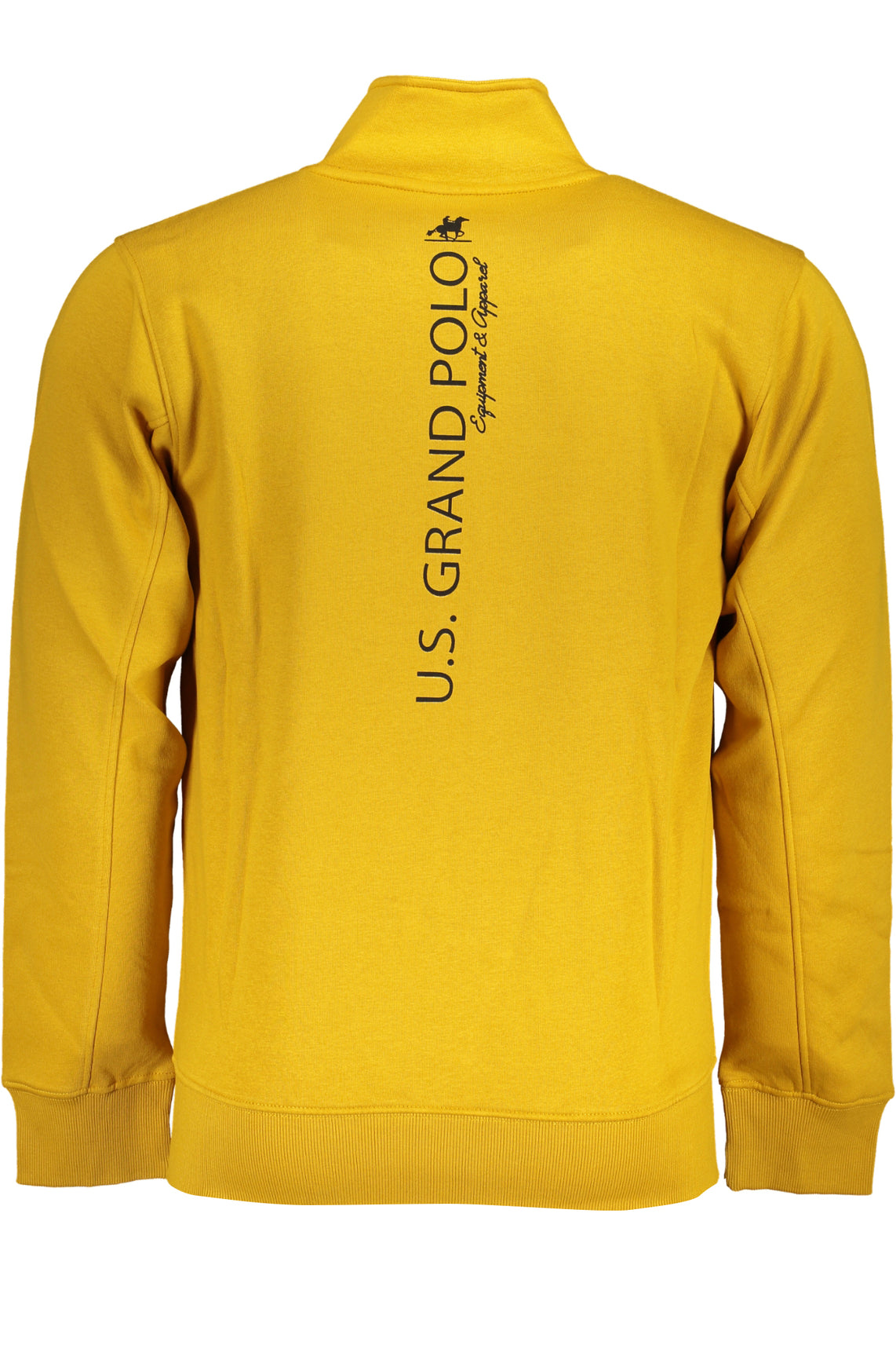 Men's yellow zip sweatshirt