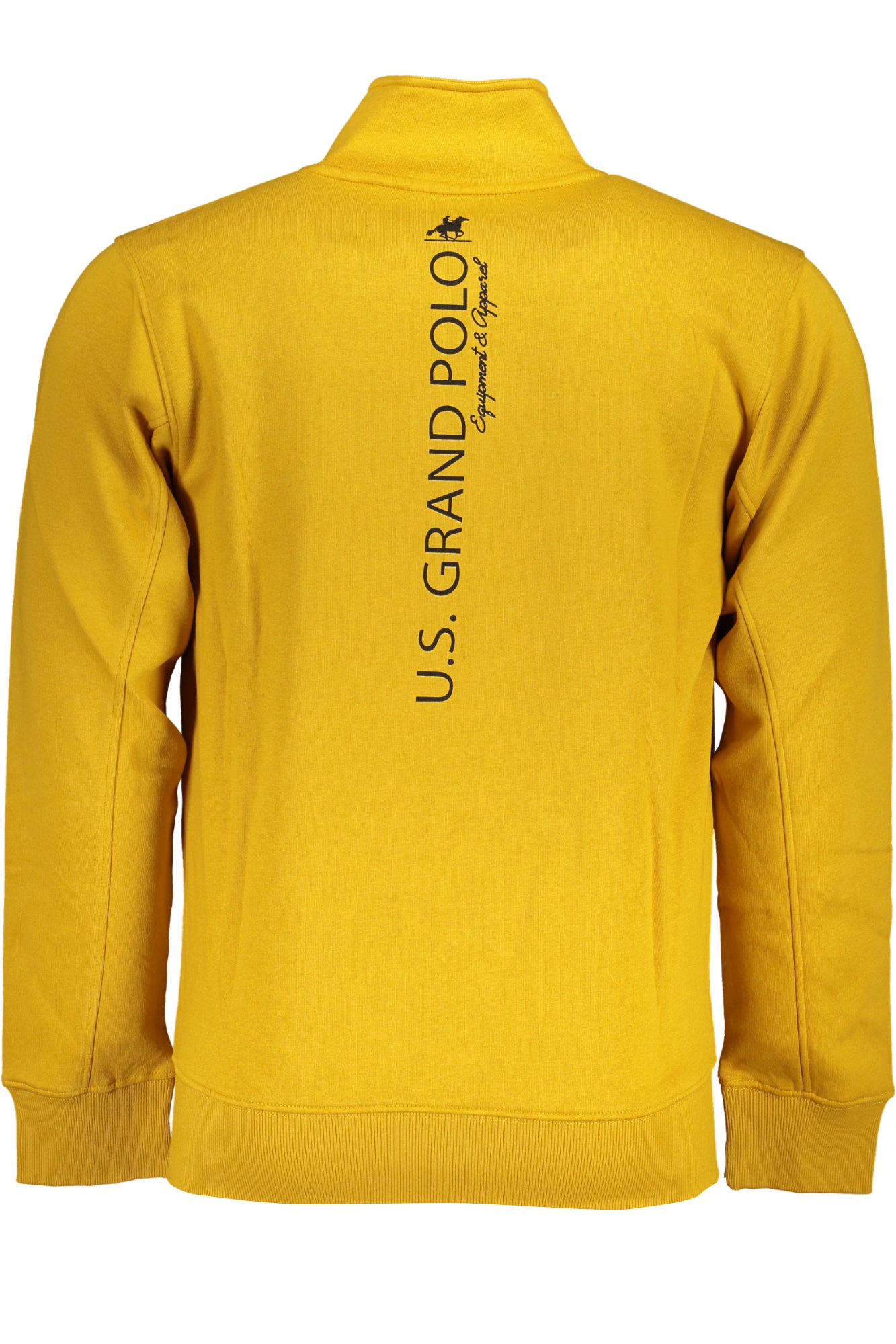 Men's yellow zip sweatshirt