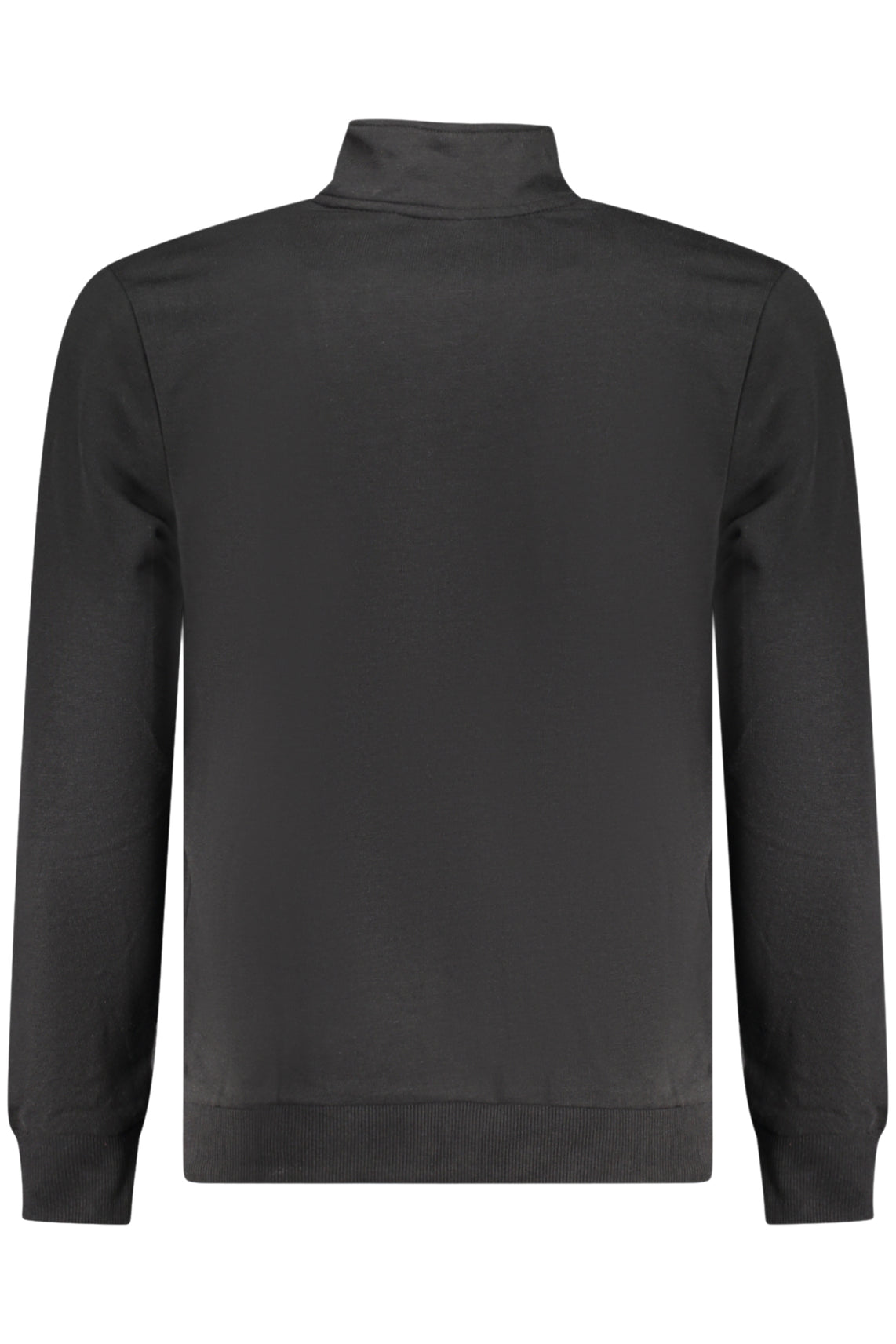 Men's black zip-up sweatshirt