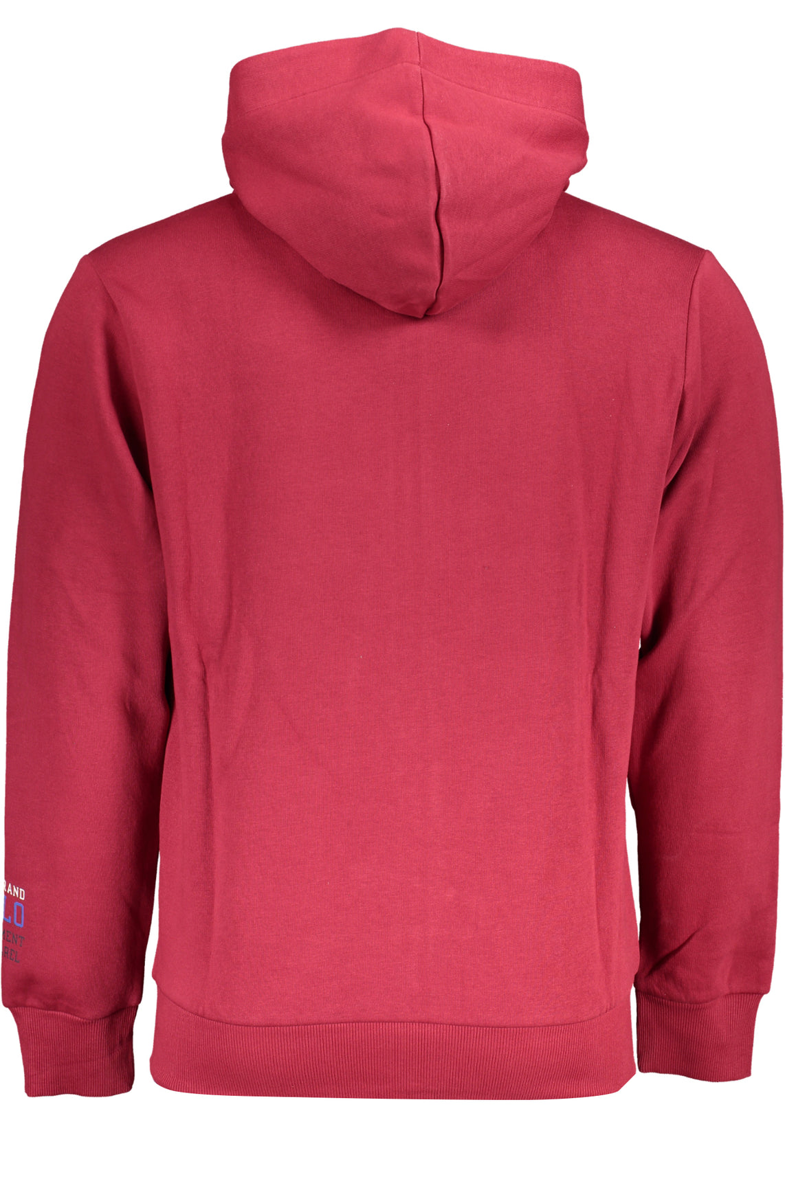 Men's red zip sweatshirt