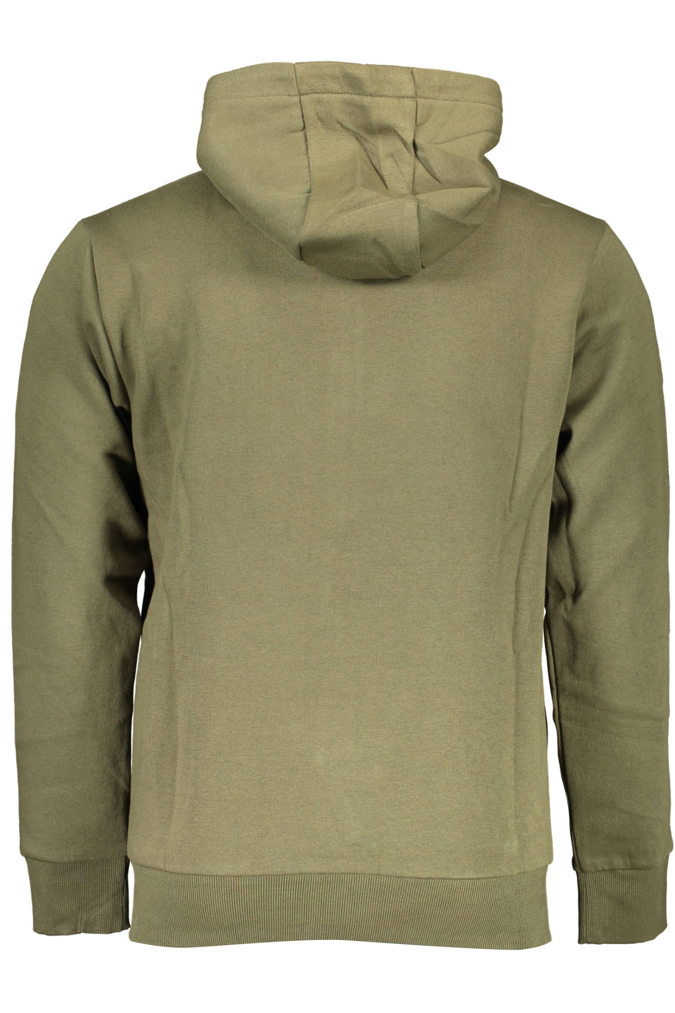 Men's green sweatshirt with zip