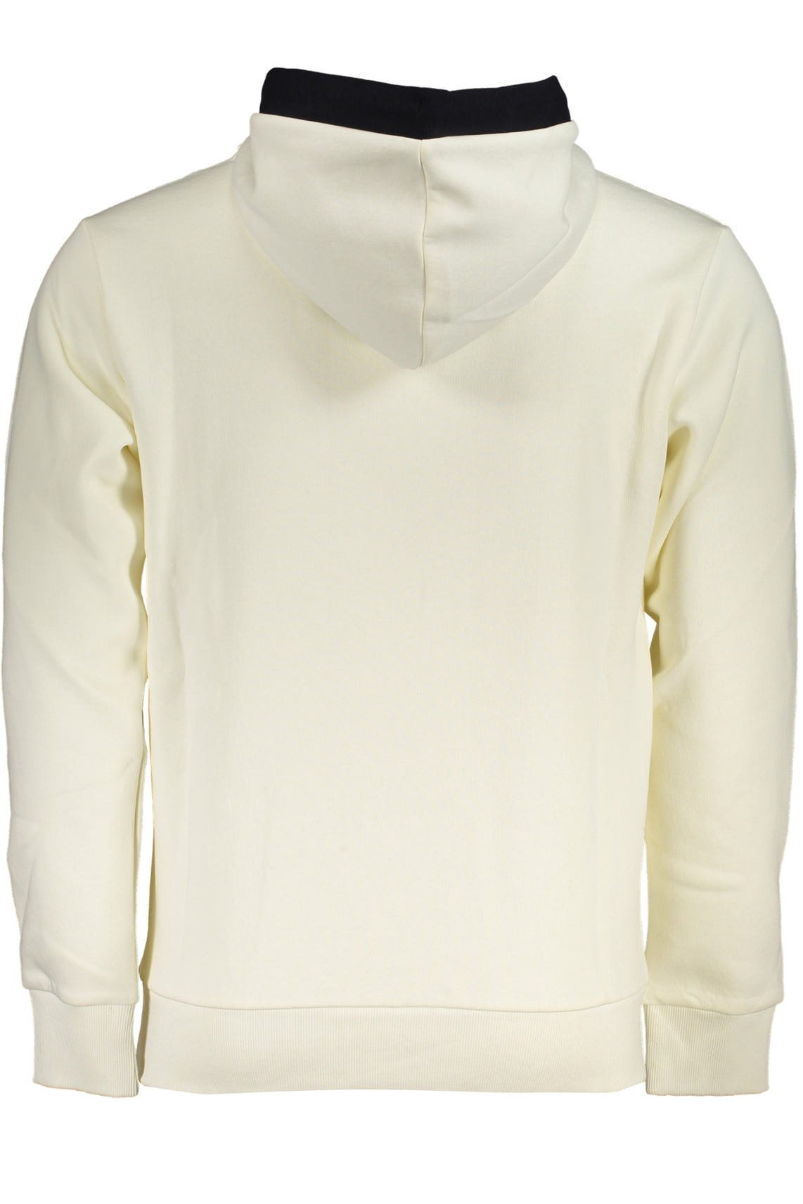 Men's white zipless sweatshirt