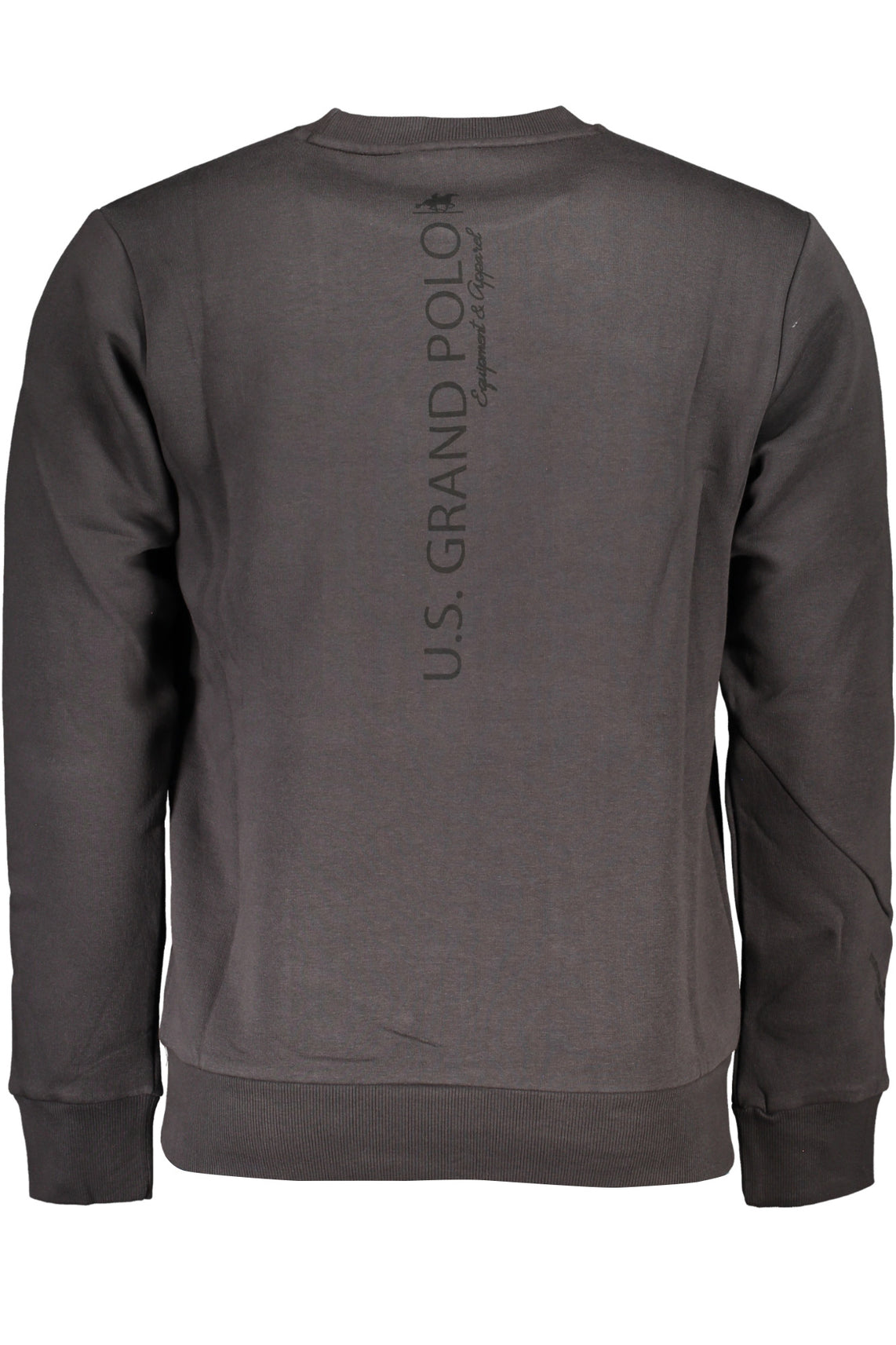 Men's gray zipless sweatshirt