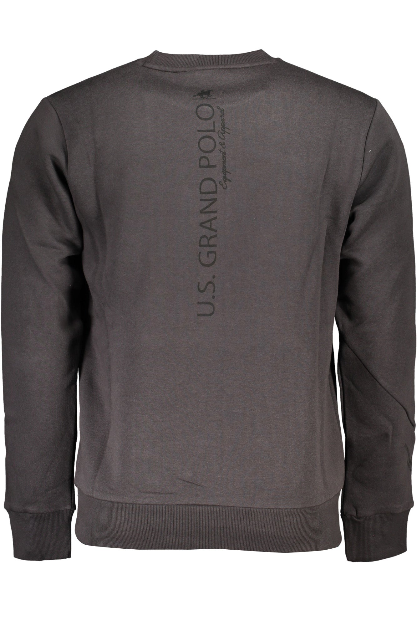 Men's gray zipless sweatshirt