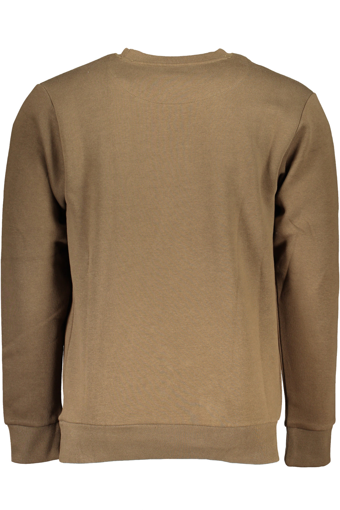 Men's brown zipless sweatshirt