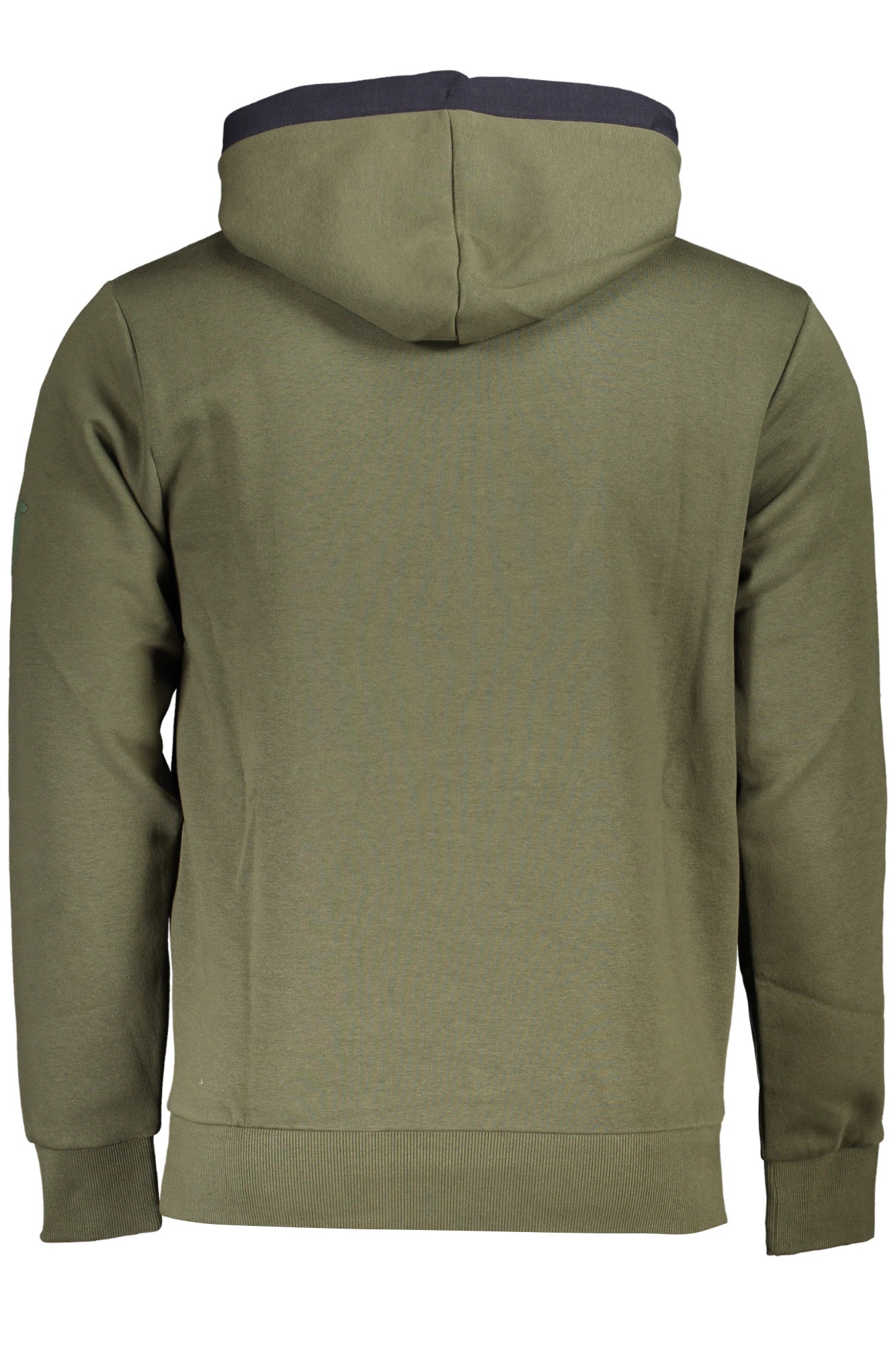 Green men's zipless sweatshirt