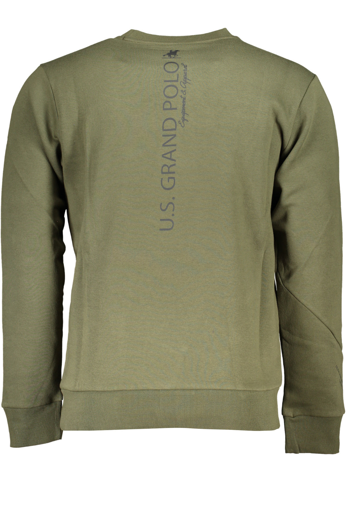 Men's green zipless sweatshirt
