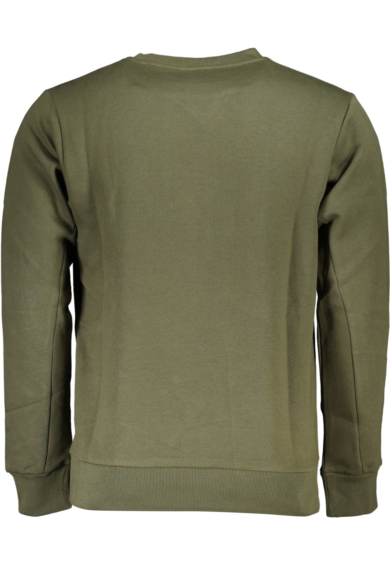 Green men's zipless sweatshirt