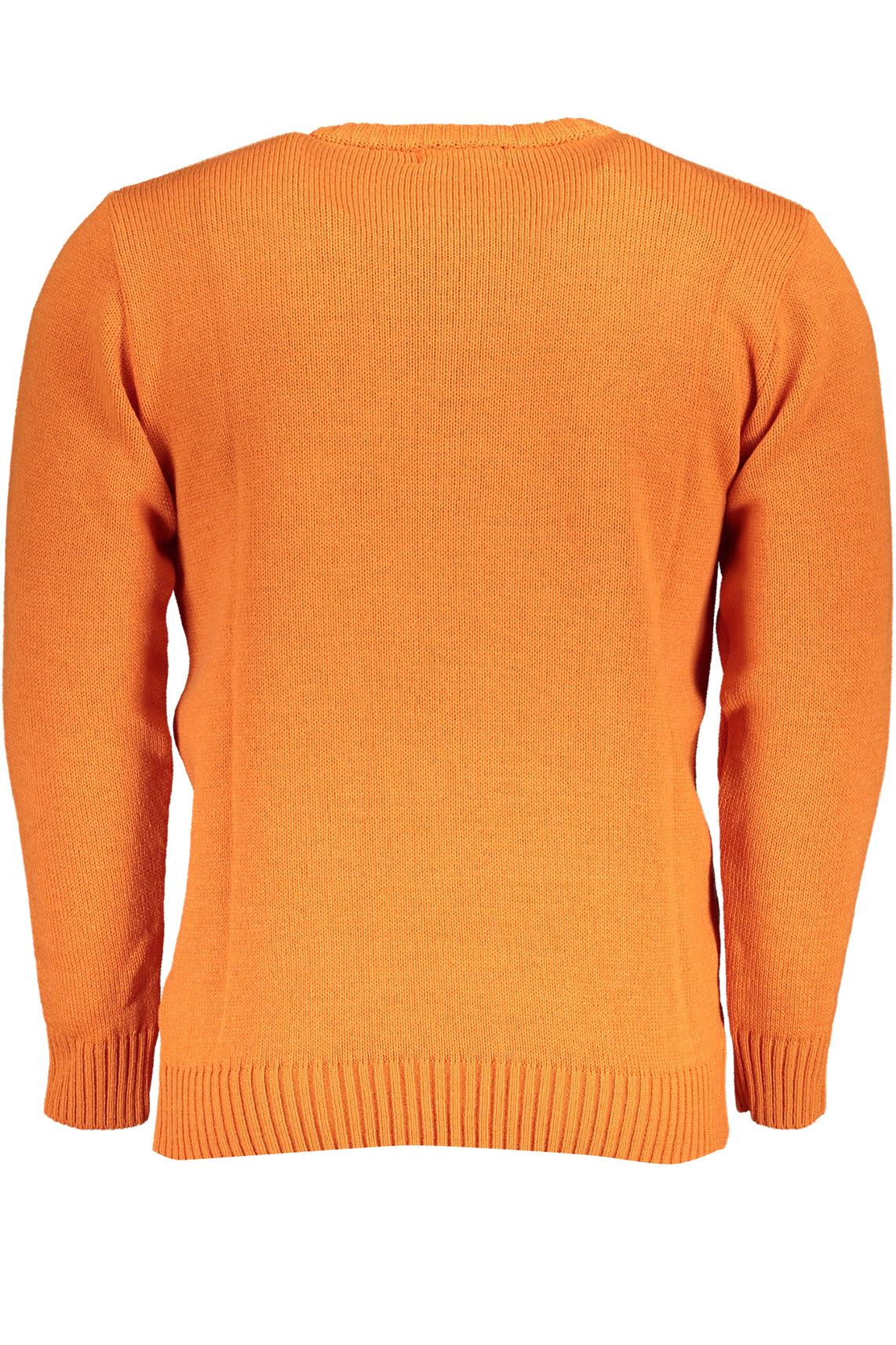Men's orange sweater