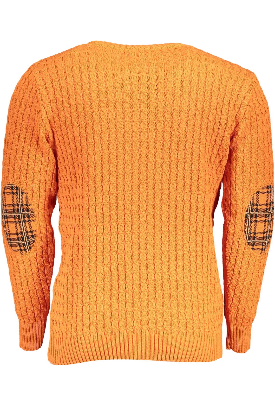 Men's orange sweater