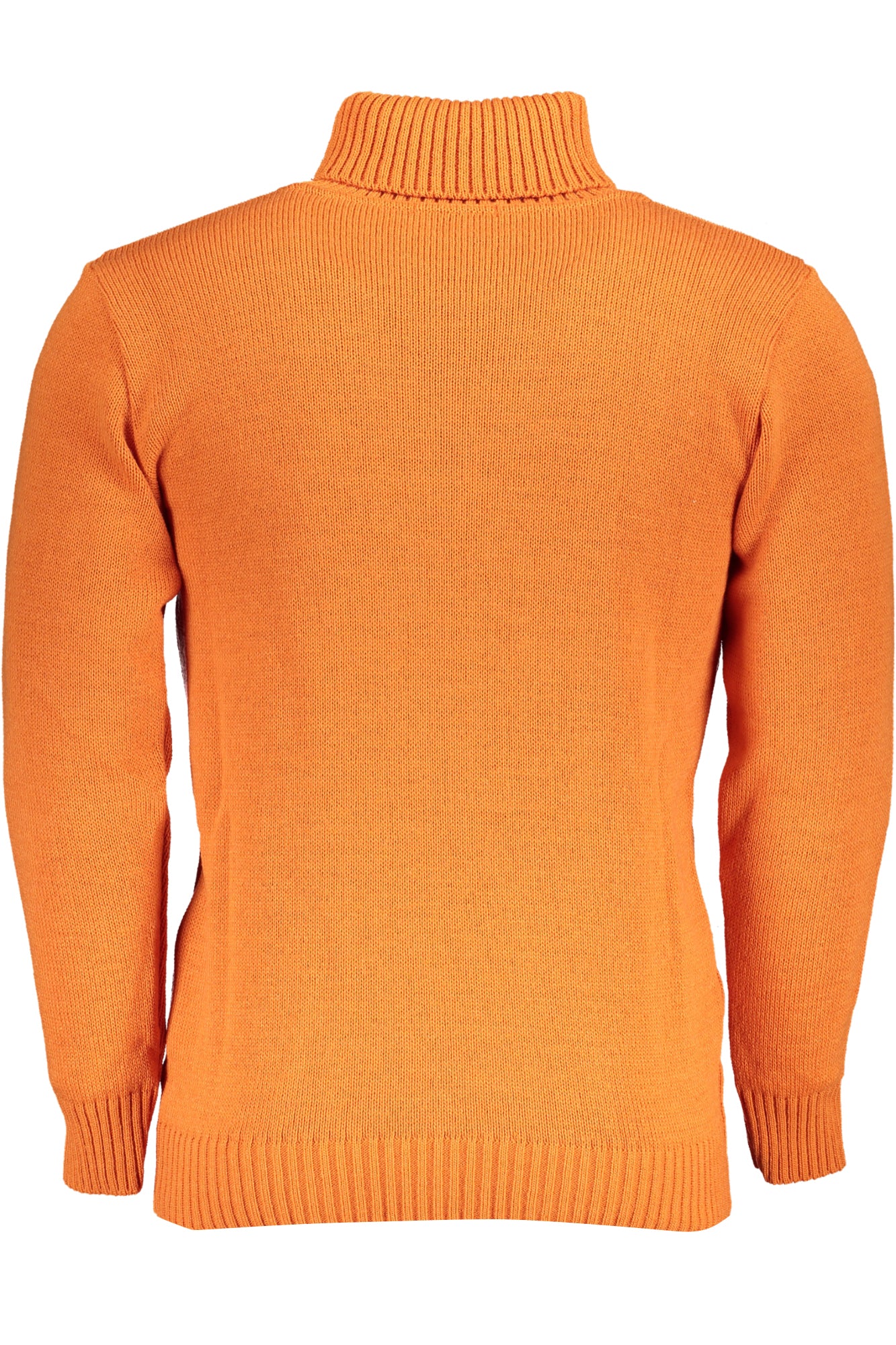 Men's orange sweater