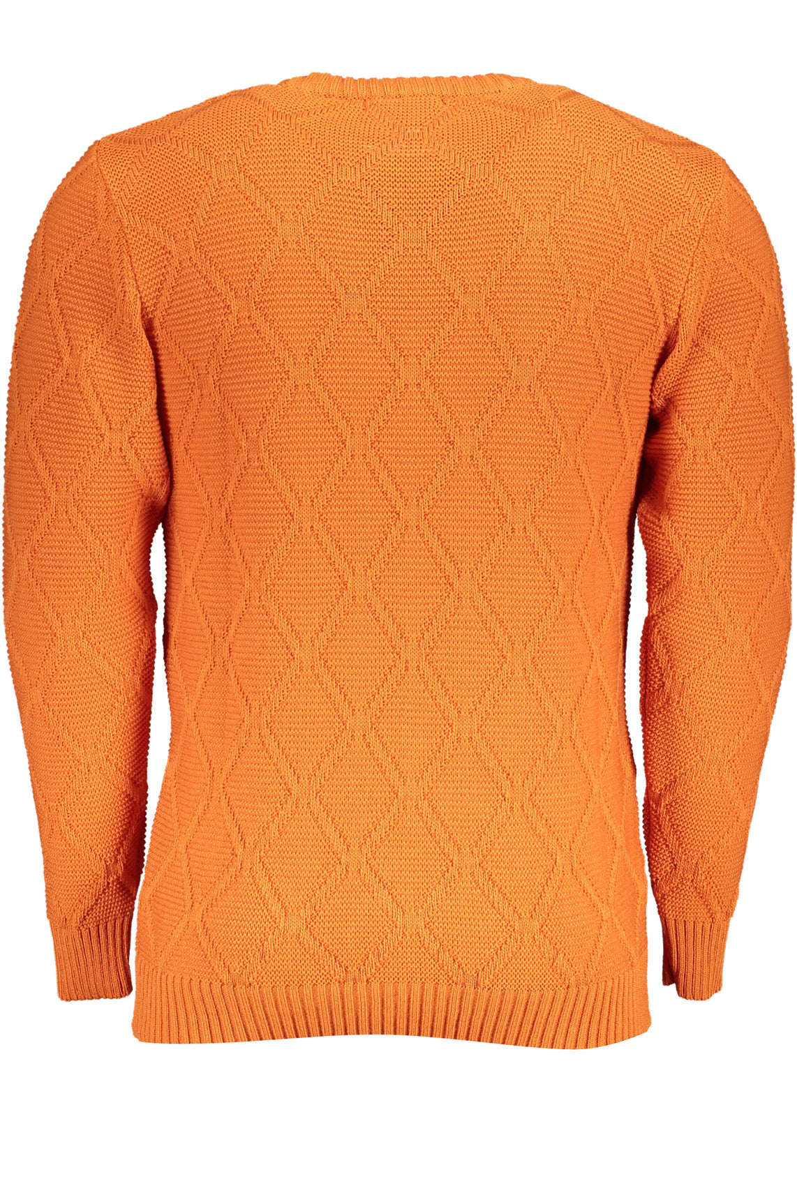 Men's orange sweater
