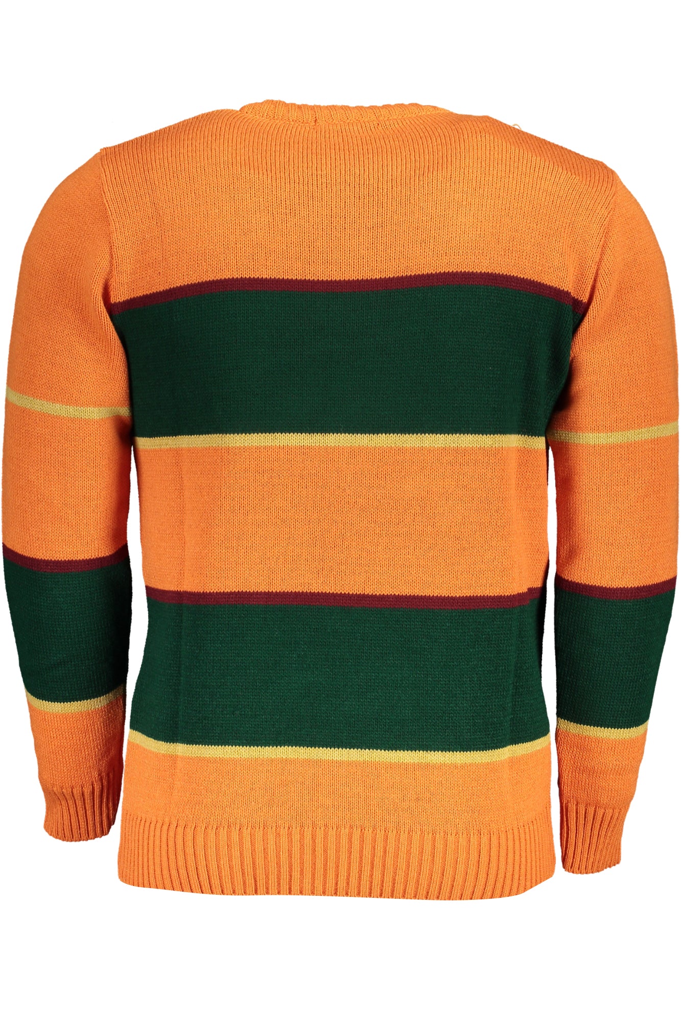 Men's orange sweater
