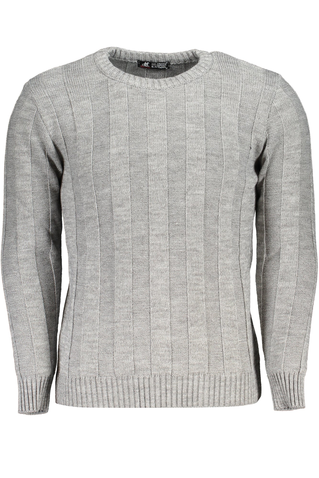 U.S. GRAND US GRAND MEN'S ORANGE SWEATER - Grey